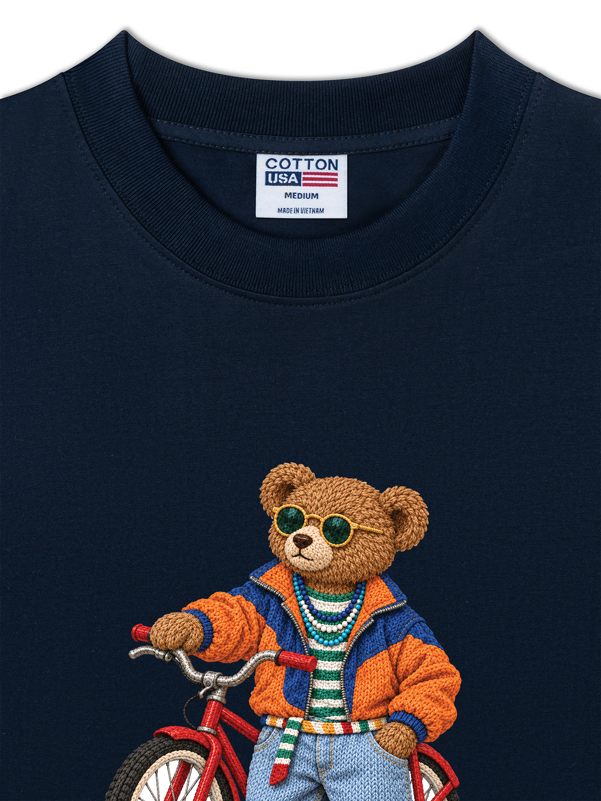 Áo Thun Relaxed Fit Bear Cycling