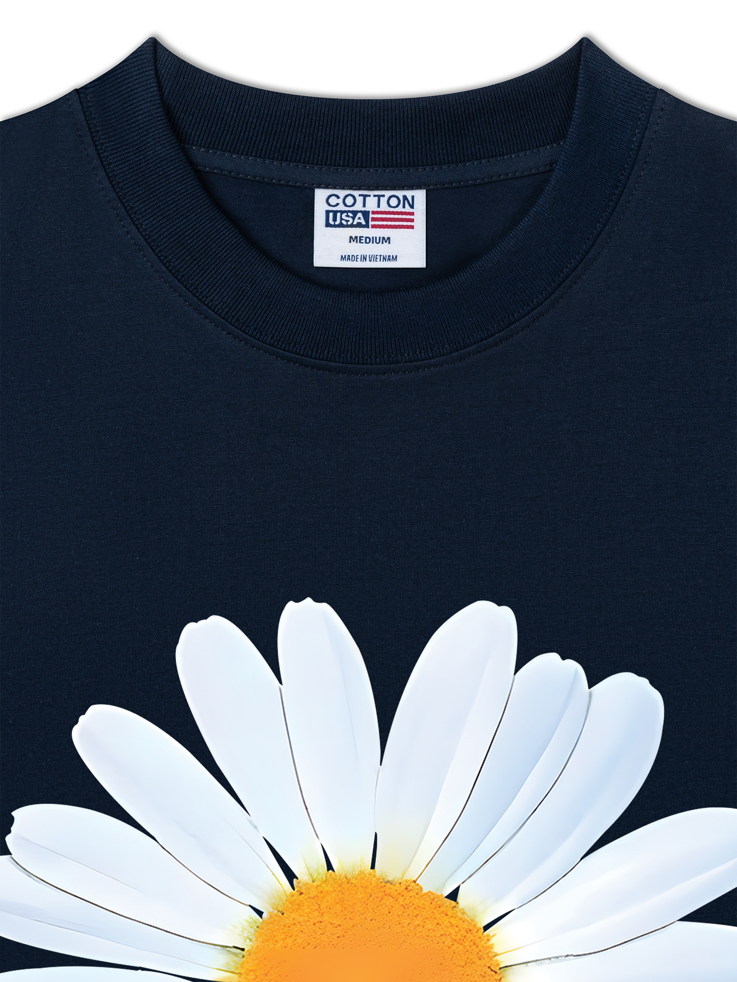 Áo Thun Relaxed Fit Floral Design For VIP Daisy Flower