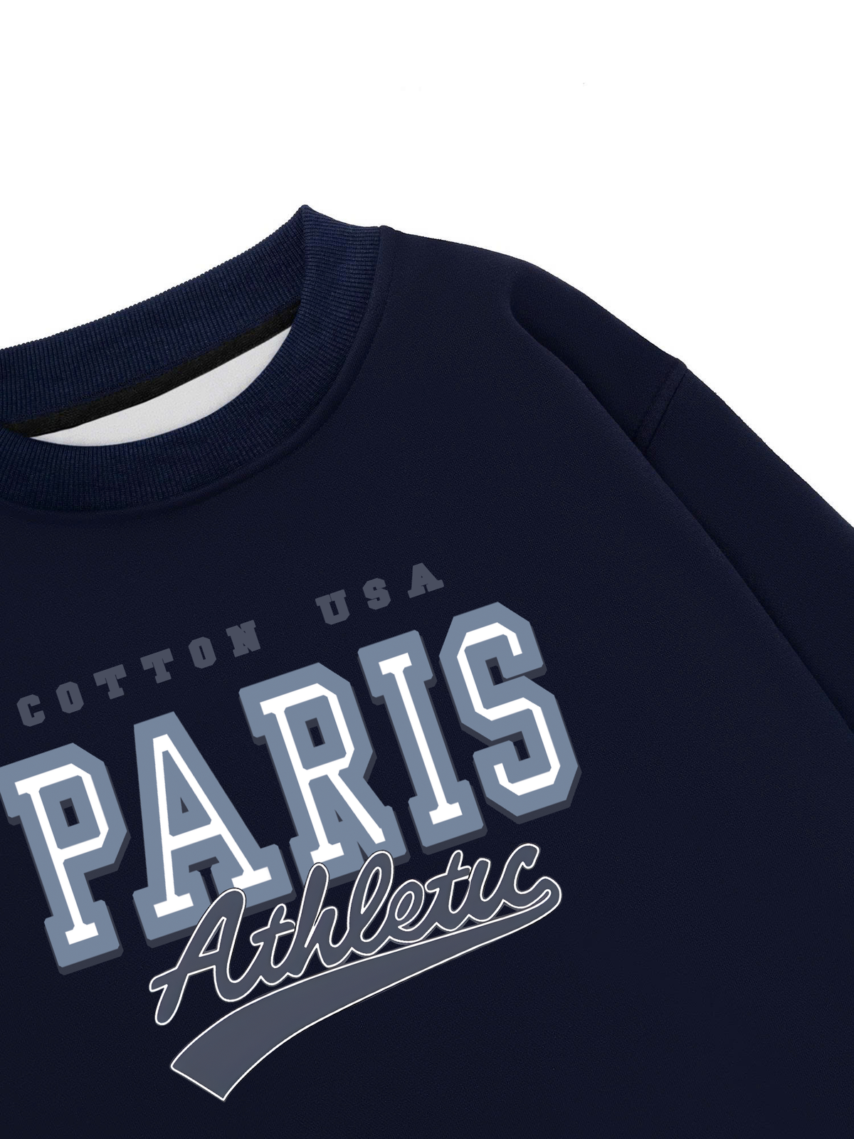 Áo Sweater Nỉ Hai Da  Paris