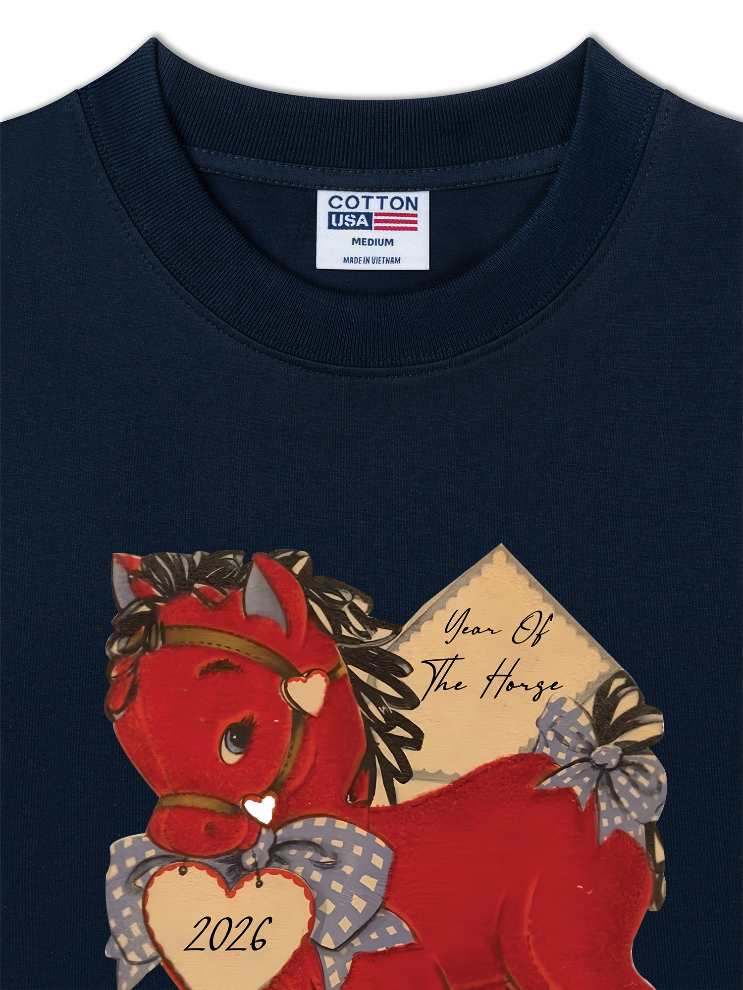 Áo Thun Relaxed Fit Red Horse 2026