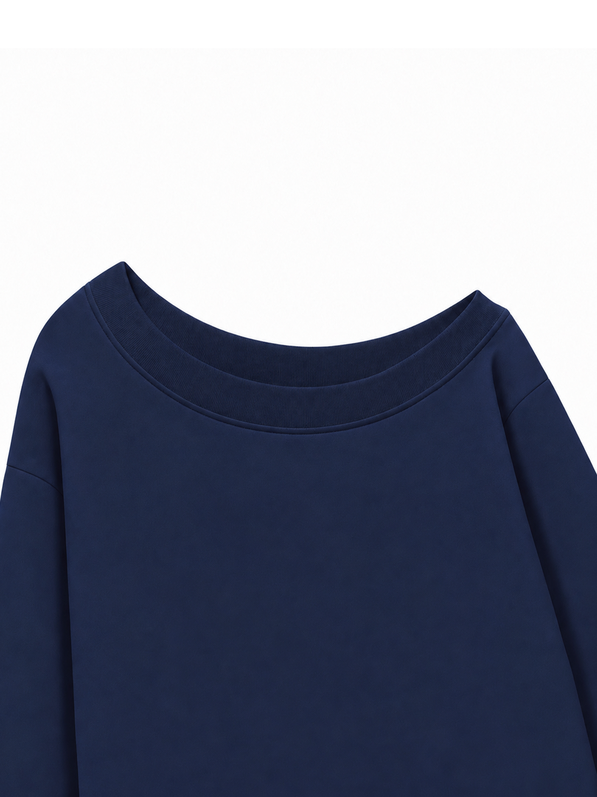 Áo Sweater Lệch Vai Nỉ Hai Da Cotton USA Basic