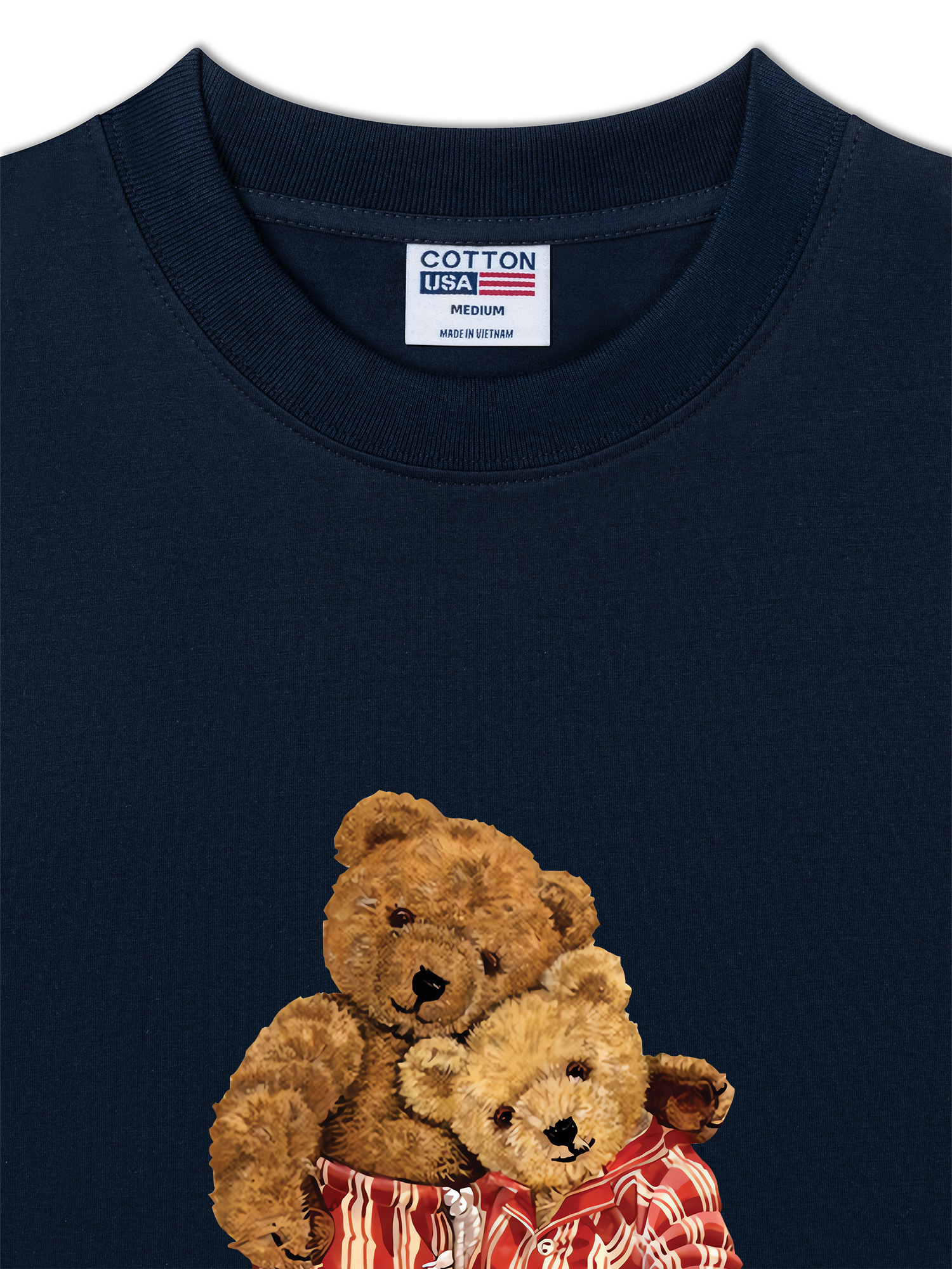 Áo Thun Relaxed Fit  Couple Bear Go To Bed