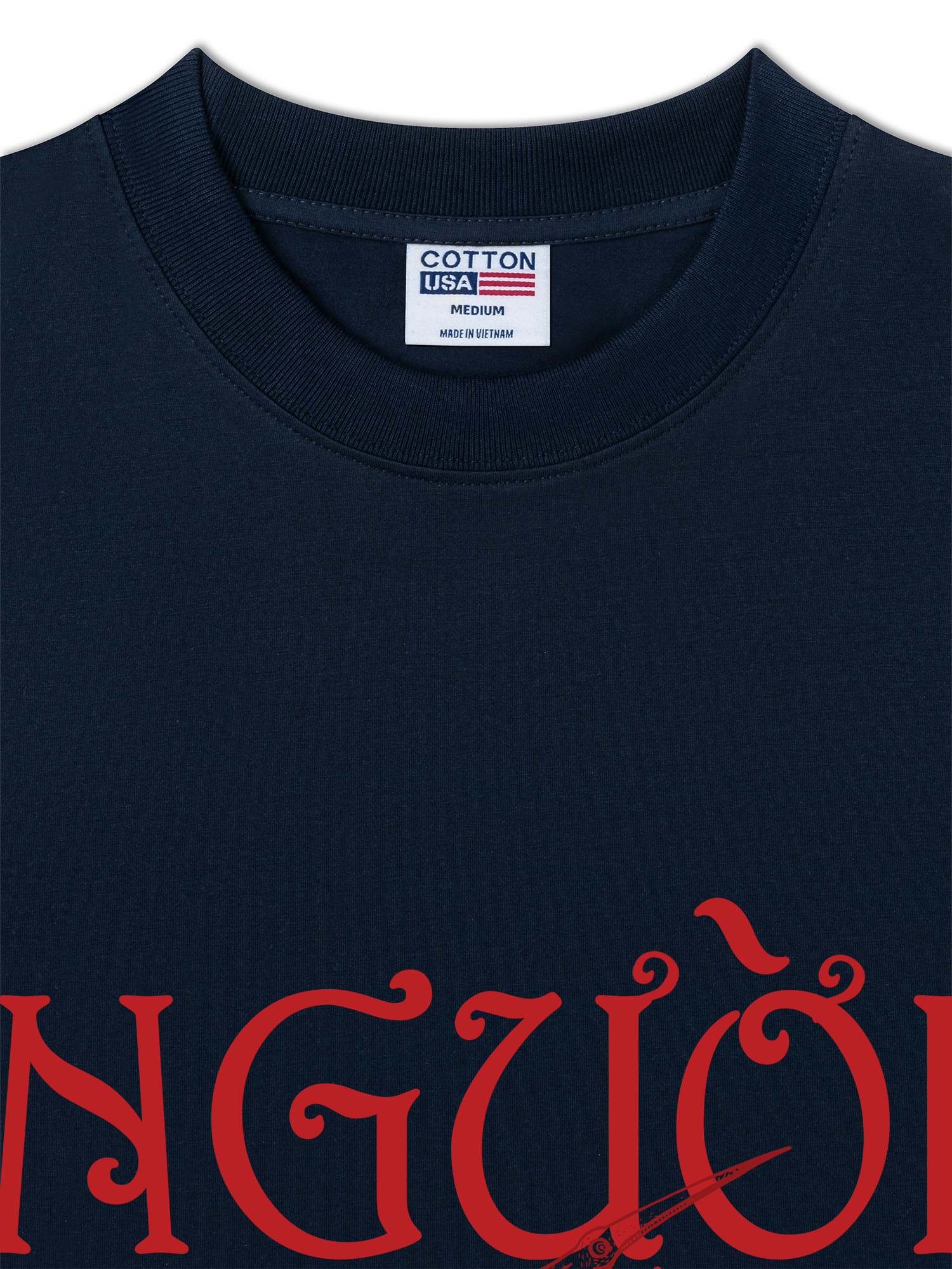 Áo Thun Relaxed Fit Việt Nam Người Việt - Máu Đỏ Da Vàng