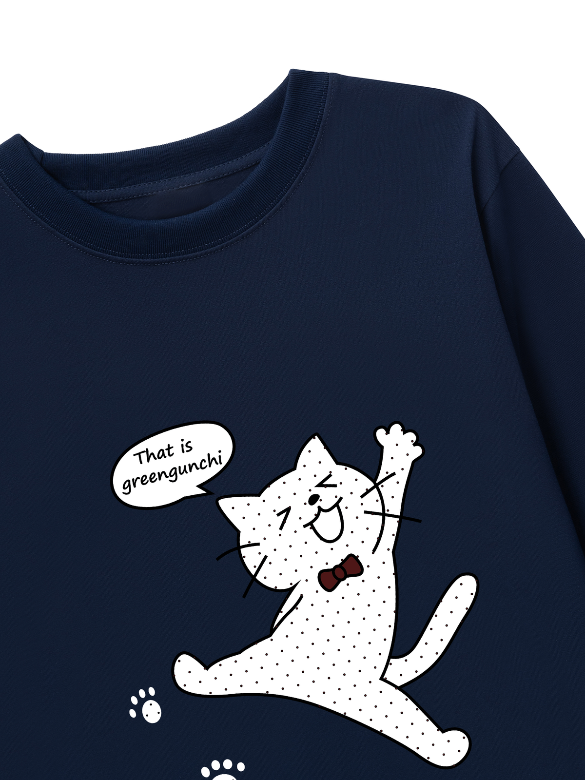 Áo Thun Dài Tay Dotty Mood Cute Cat