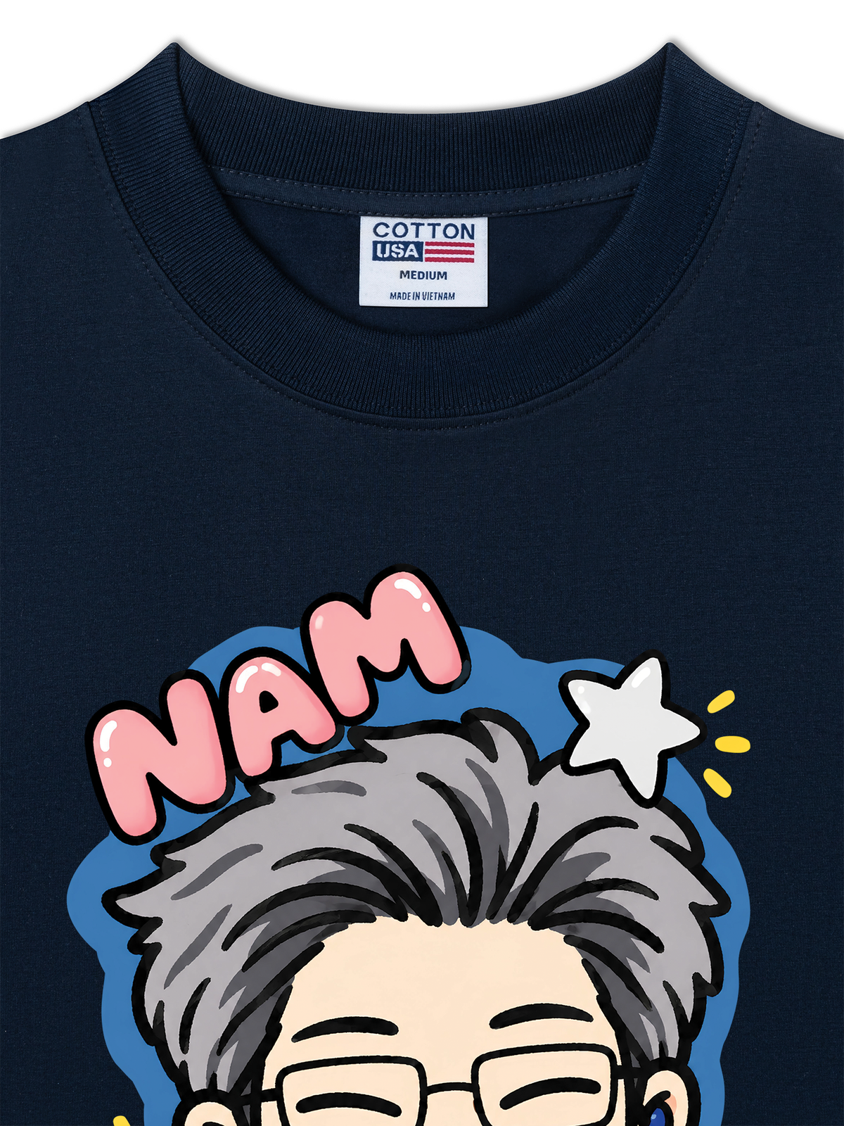 Áo Thun Relaxed Fit RM Chibi