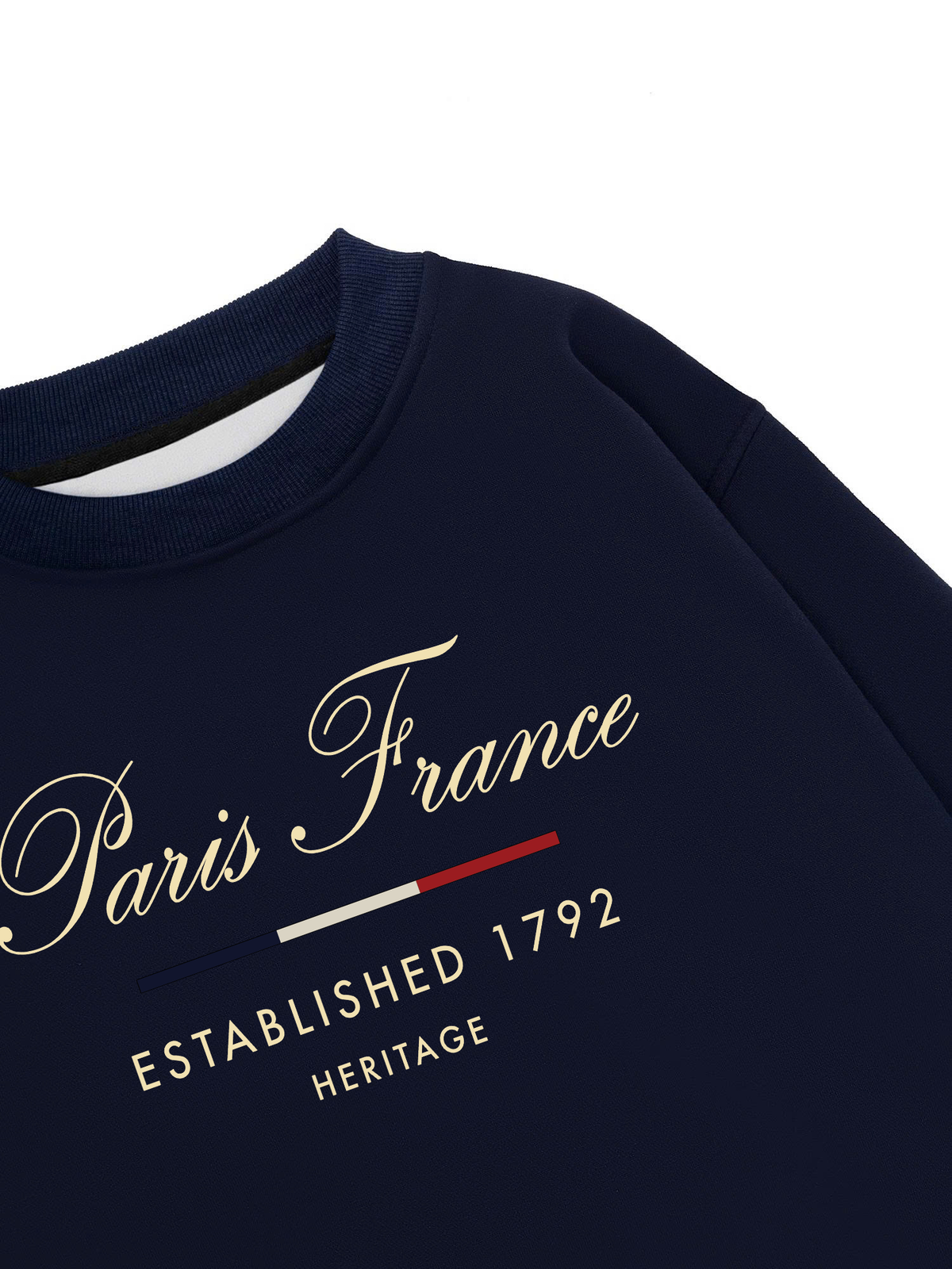 Áo Sweater Nỉ Hai Da Paris France