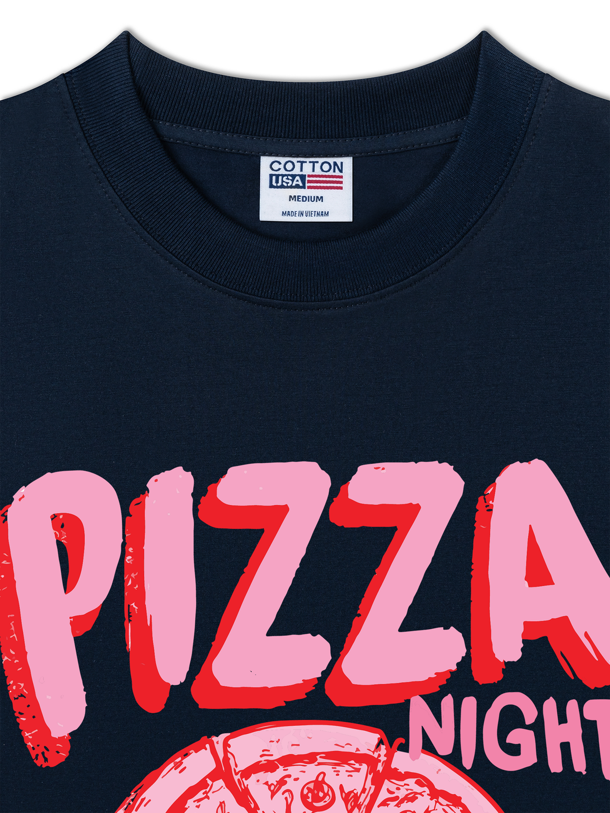 Áo Thun Relaxed Fit Pizza Night