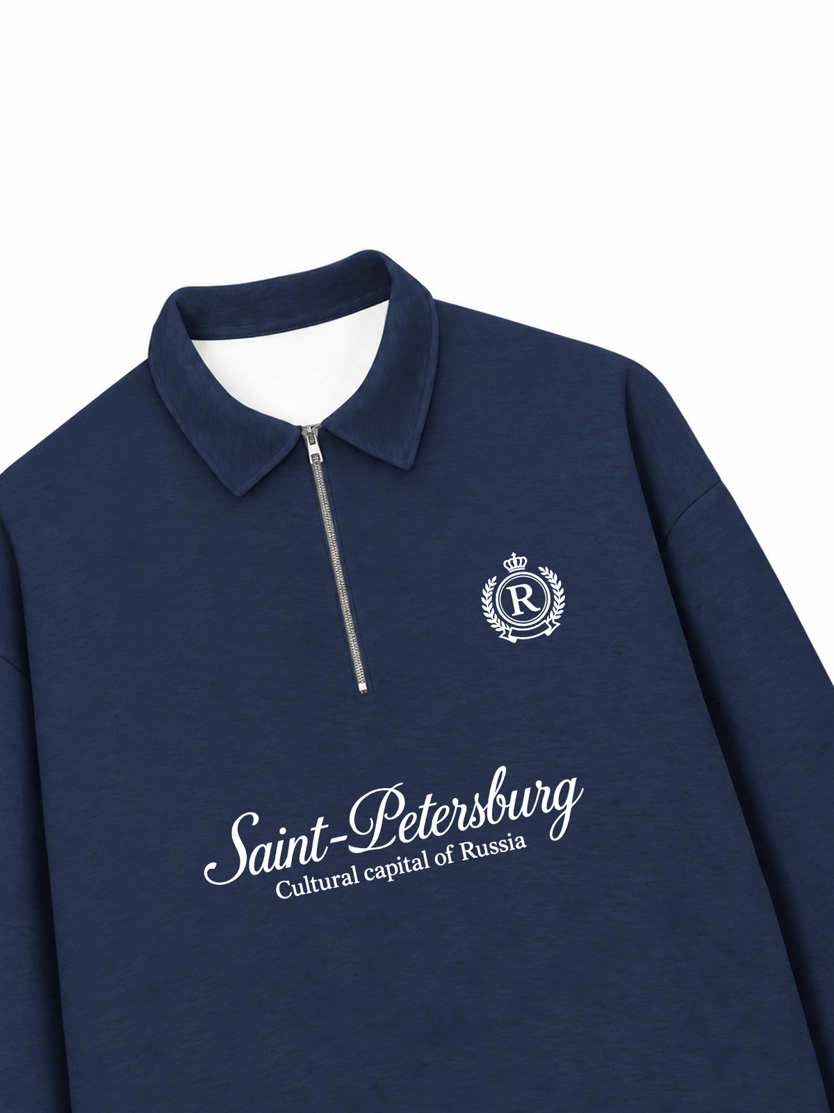 Áo Sweater Polo Nỉ Hai Da  Saint Petersburg