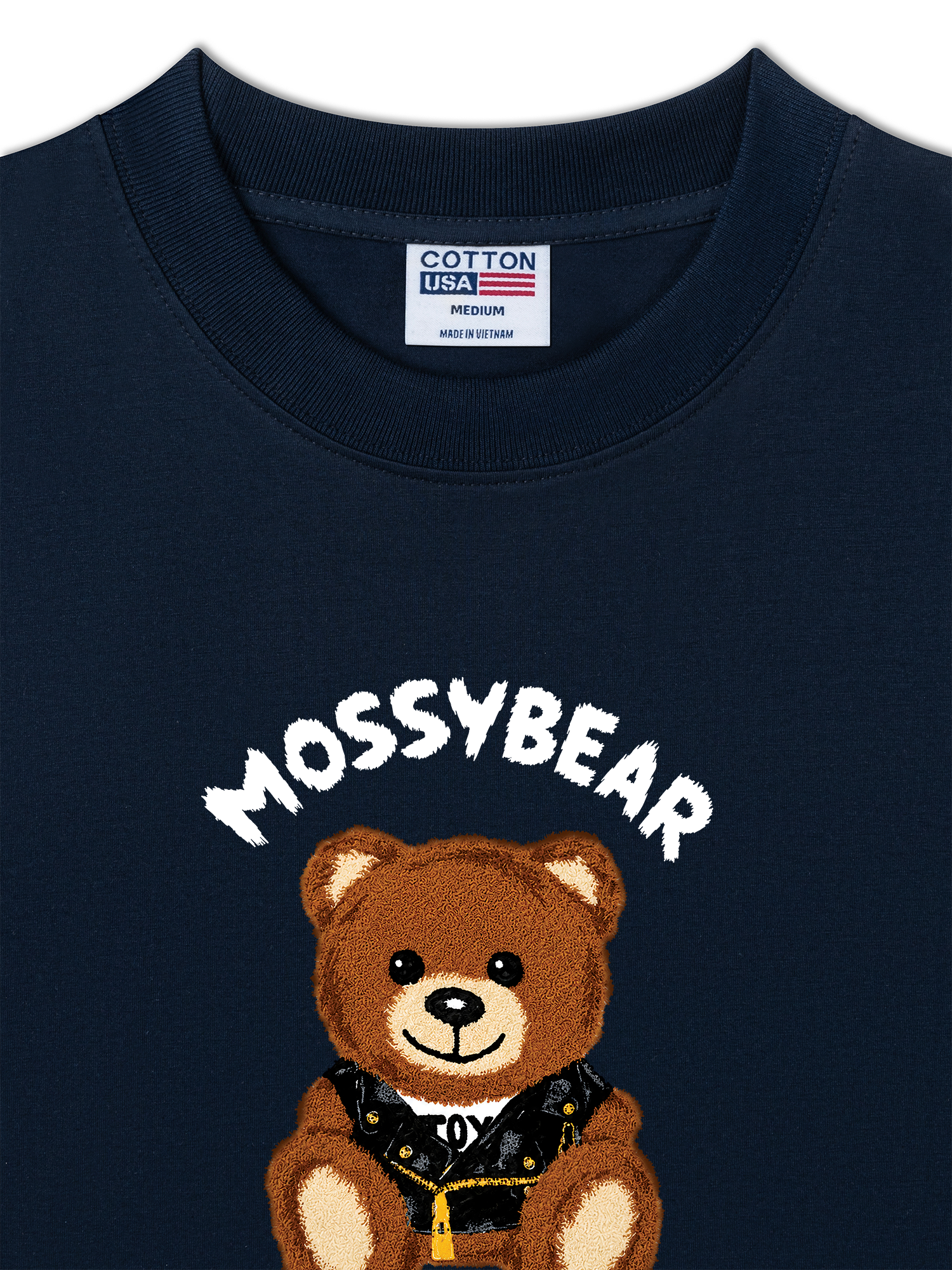 Áo Thun Relaxed Fit  Mossy Bear Vintage Bear