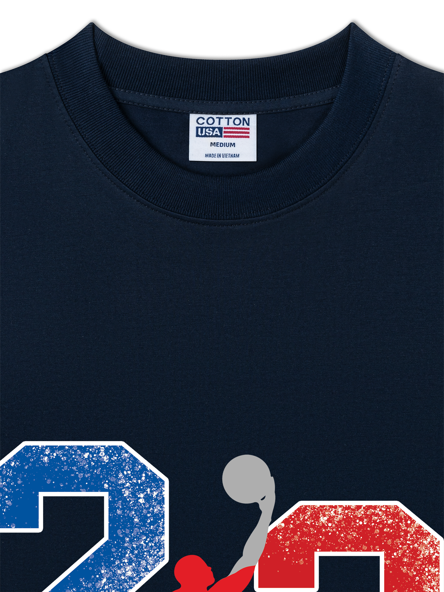 Áo Thun Relaxed Fit Basketball Sport Player 23