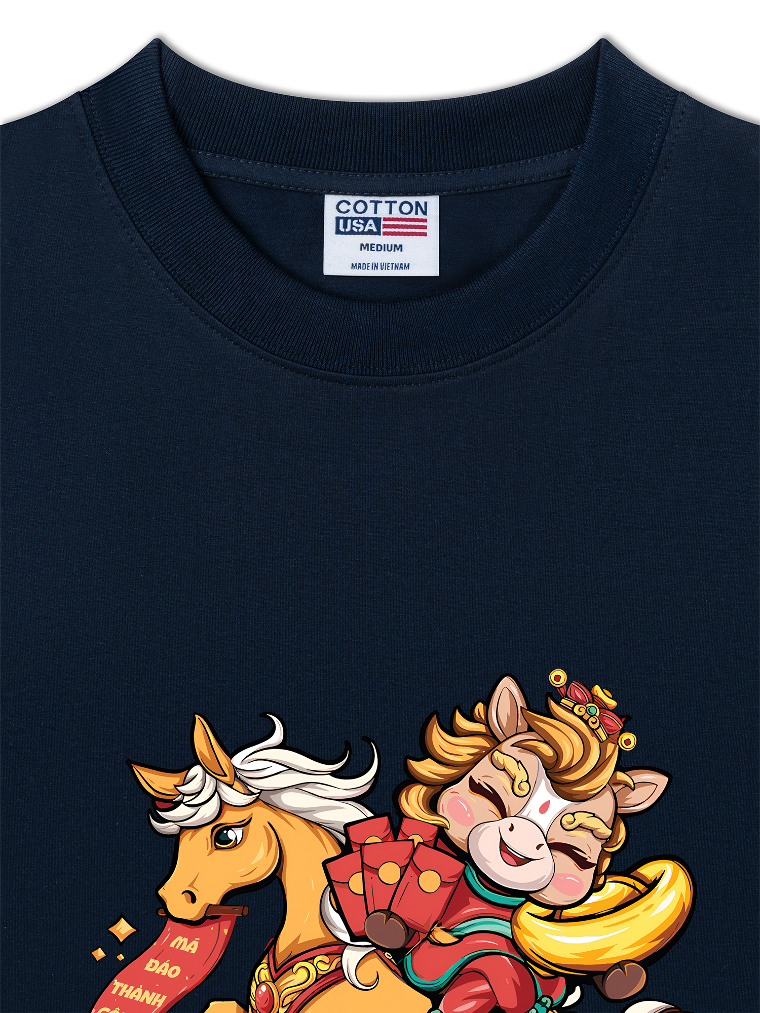 Áo Thun Relaxed Fit Mã Đáo Thành Công