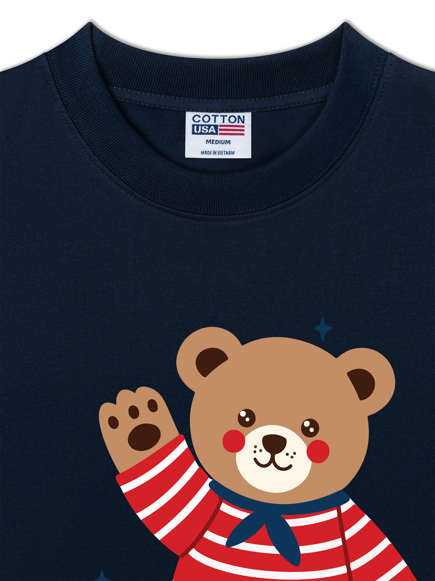 Áo Thun Relaxed Fit Bear Town Bear With Books