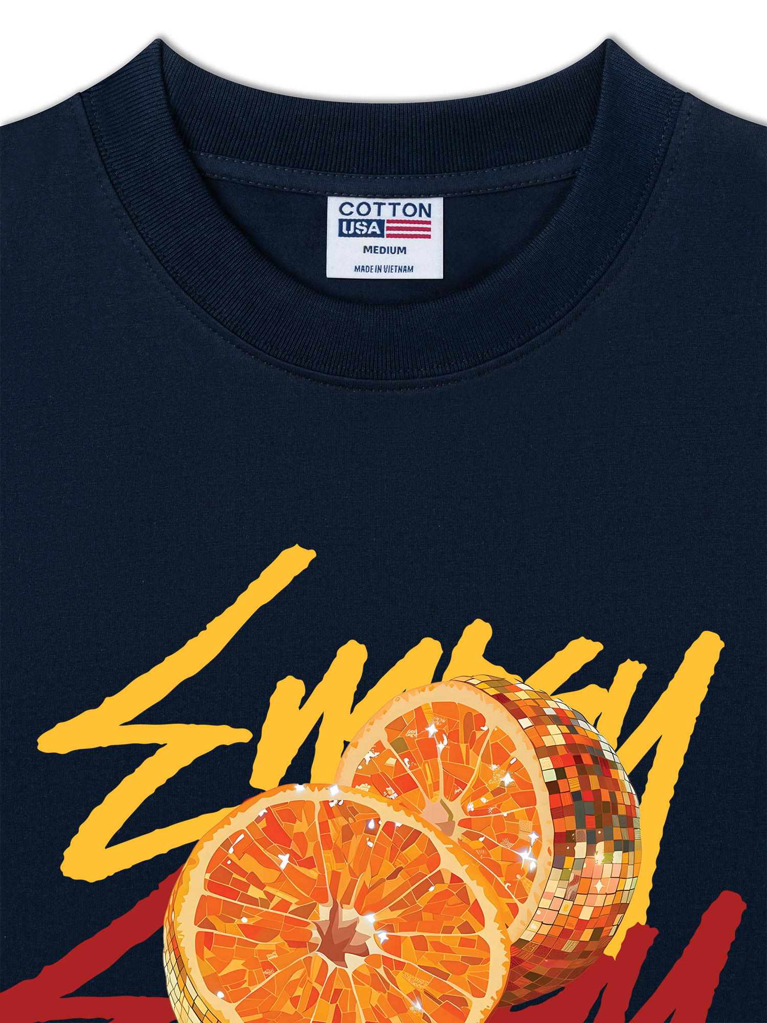 Áo Thun Relaxed Fit Energy Tangerine Dream