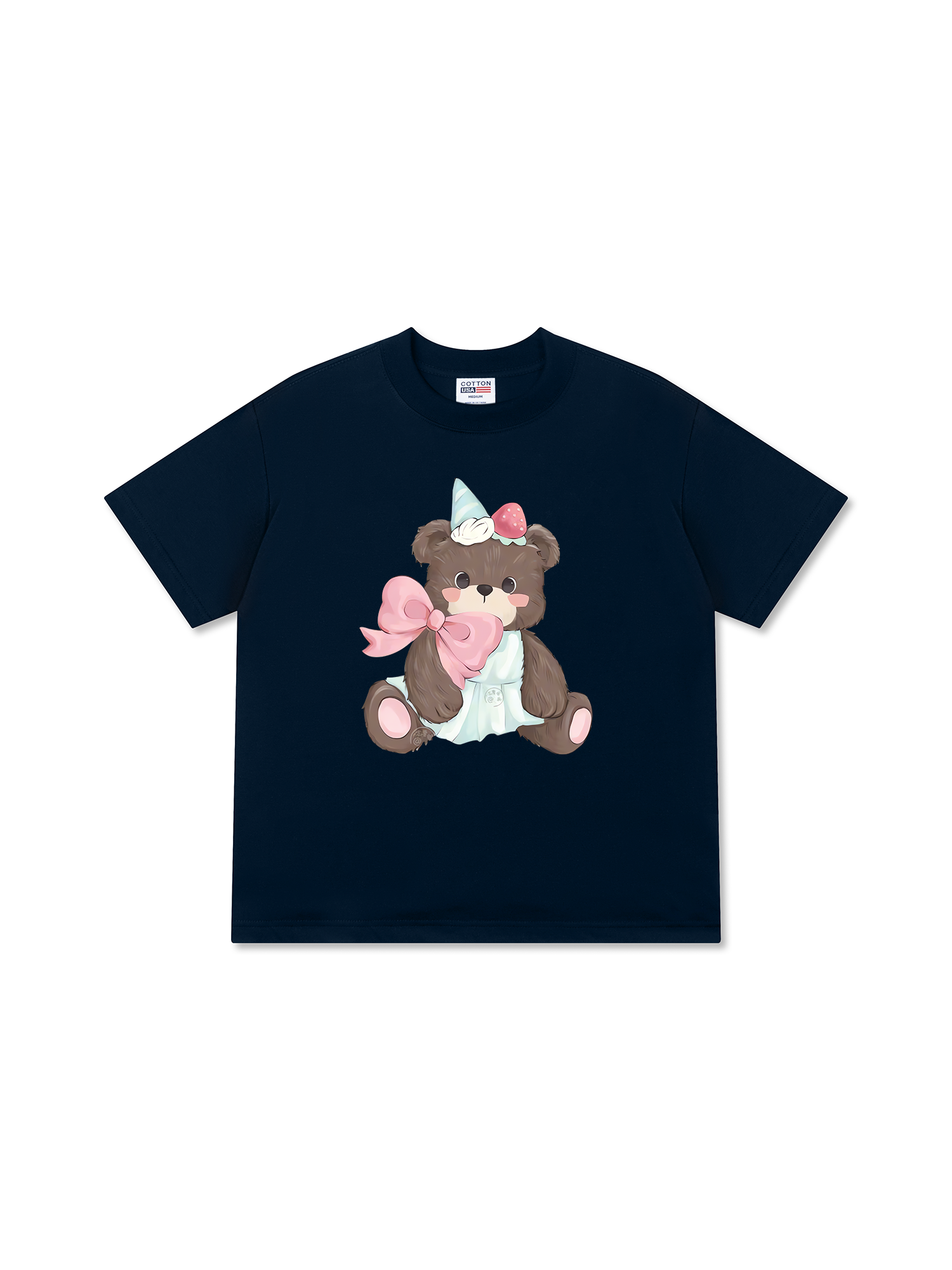 Áo Thun Relaxed Fit Soft Paw Strawberry Bear