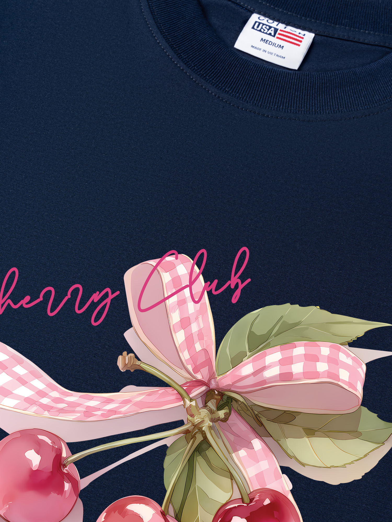 Áo Thun Relaxed Fit Cherru Club Pink Plaid