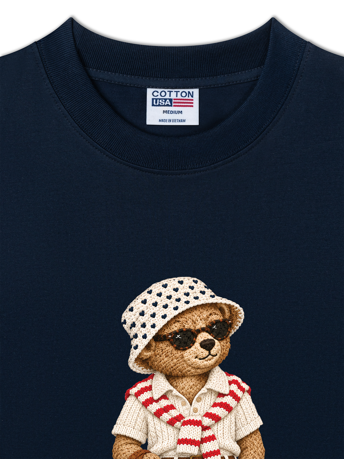 Áo Thun Relaxed Fit Bear Autumn Vibes