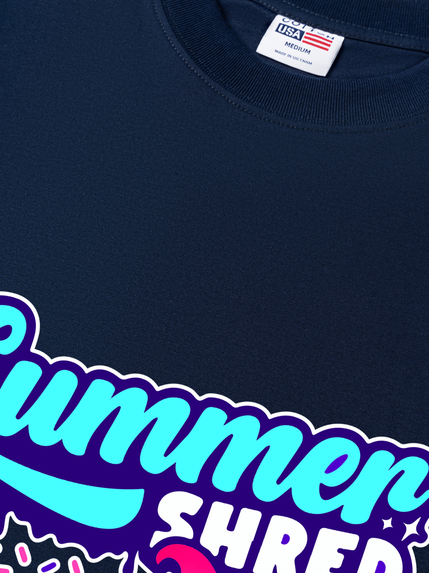 Áo Thun Relaxed Fit Yummy Mood Summer Shred