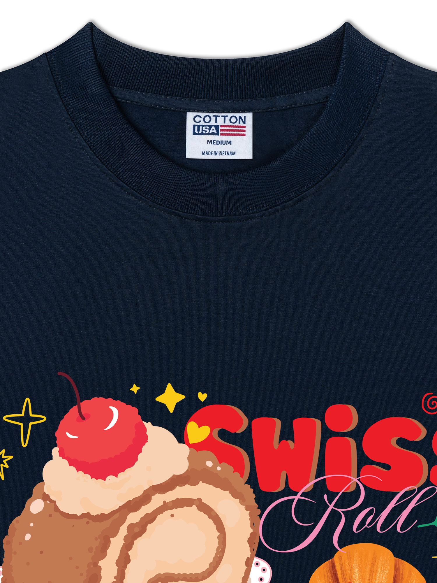 Áo Thun Relaxed Fit Swiss Roll