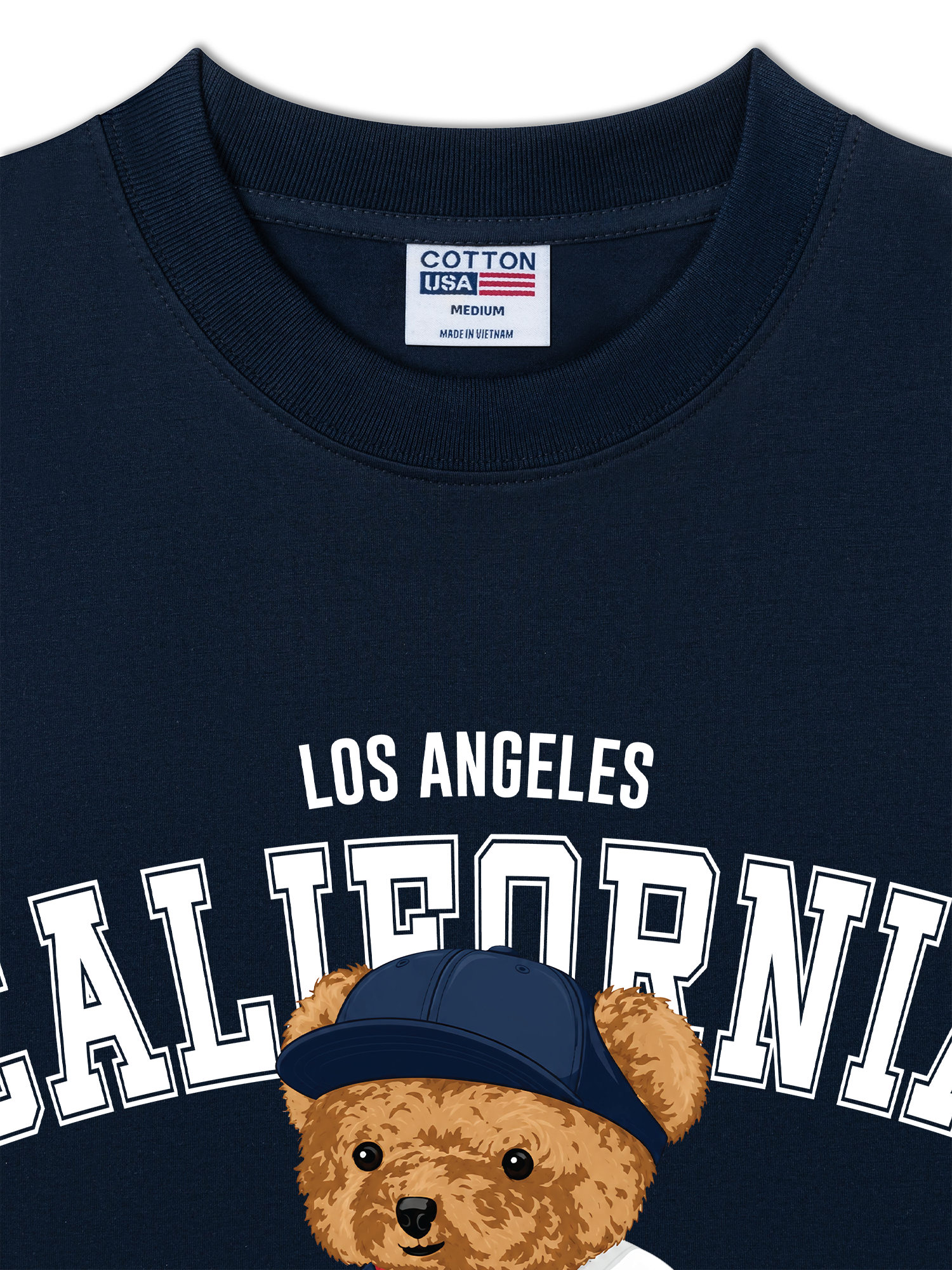 Áo Thun Relaxed Fit Bear Town California