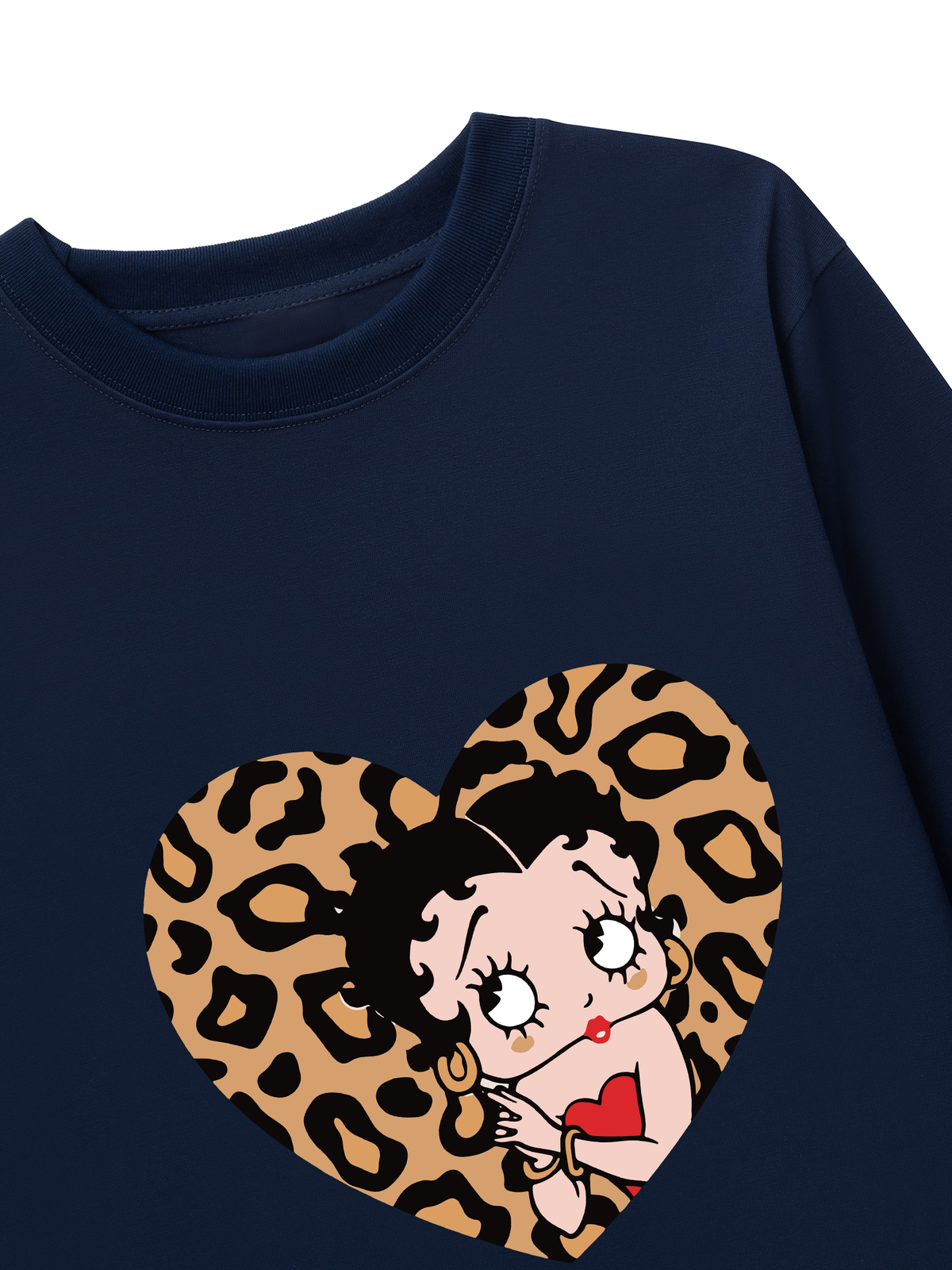 Áo Thun Dài Tay Urban Leopard Betty Cheetah Heart