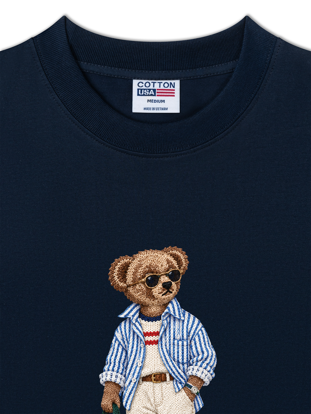 Áo Thun Relaxed Fit Bear Quiet Luxury