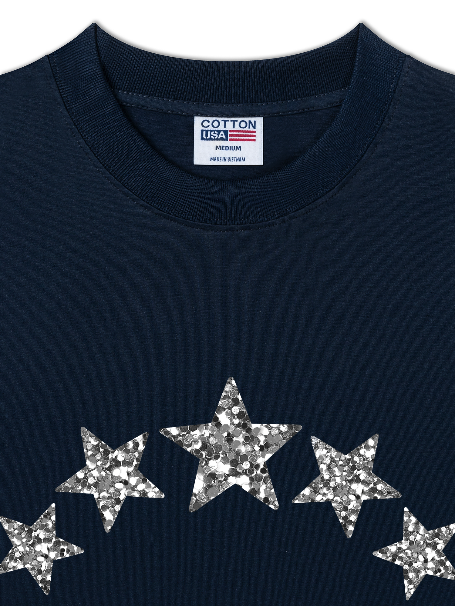 Áo Thun Relaxed Fit Bling Five Star