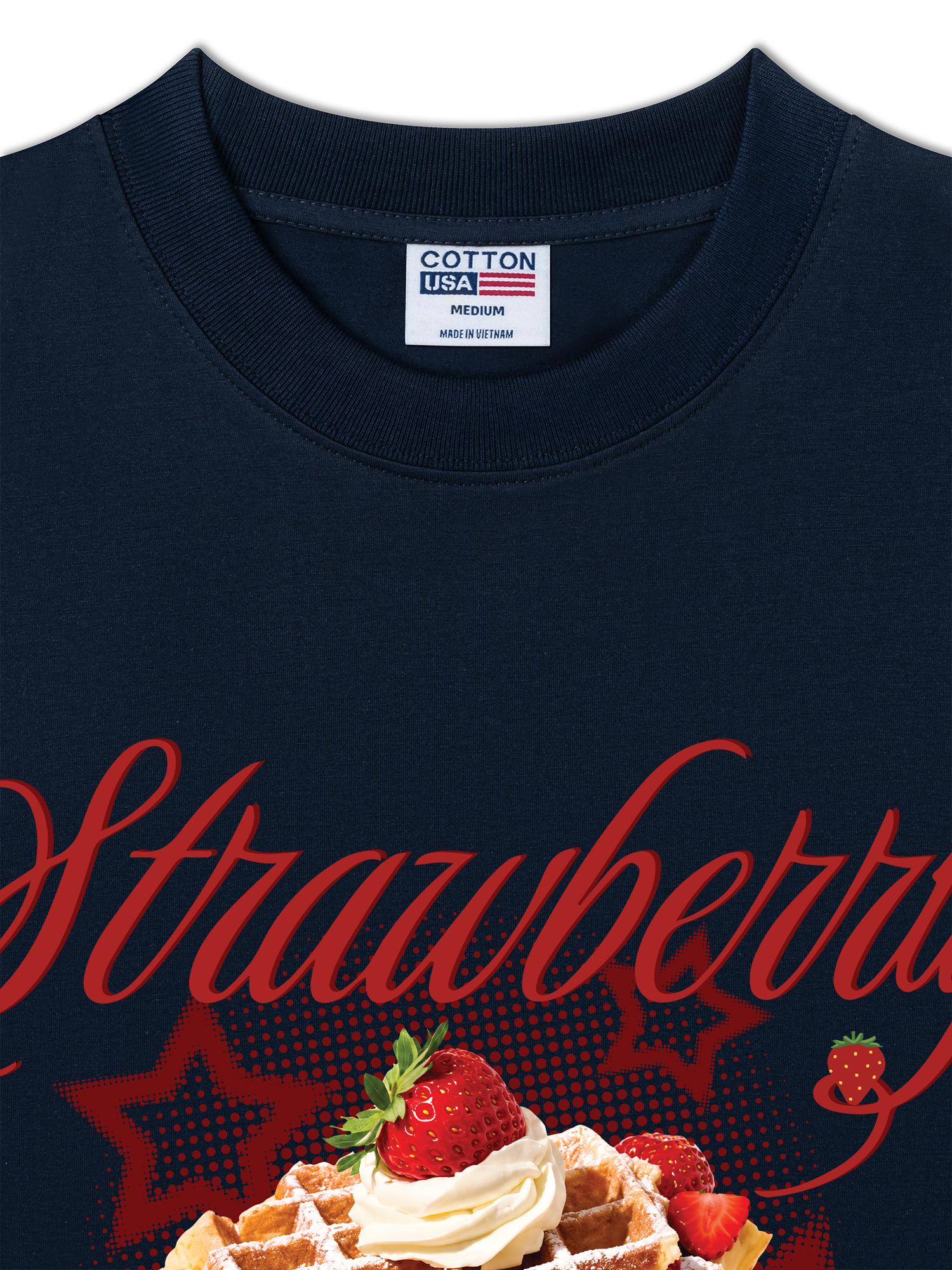 Áo Thun Relaxed Fit Strawberry With Star