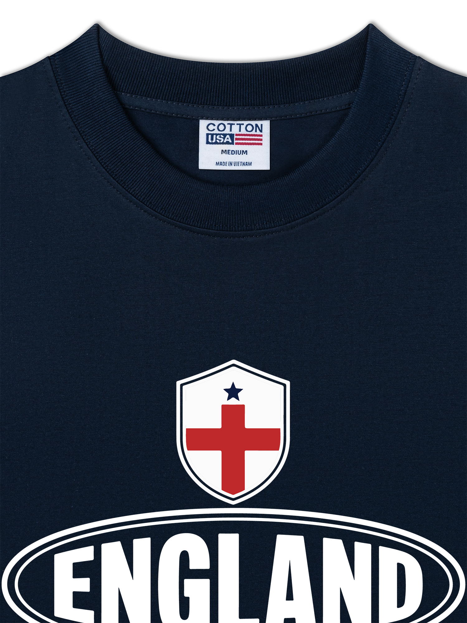 Áo Thun Relaxed Fit Soccer England Red White Spirit