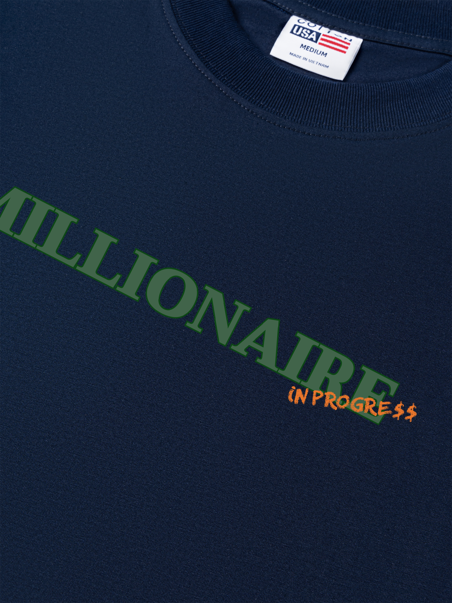 Áo Thun Relaxed Fit Money Millionaire In Progress