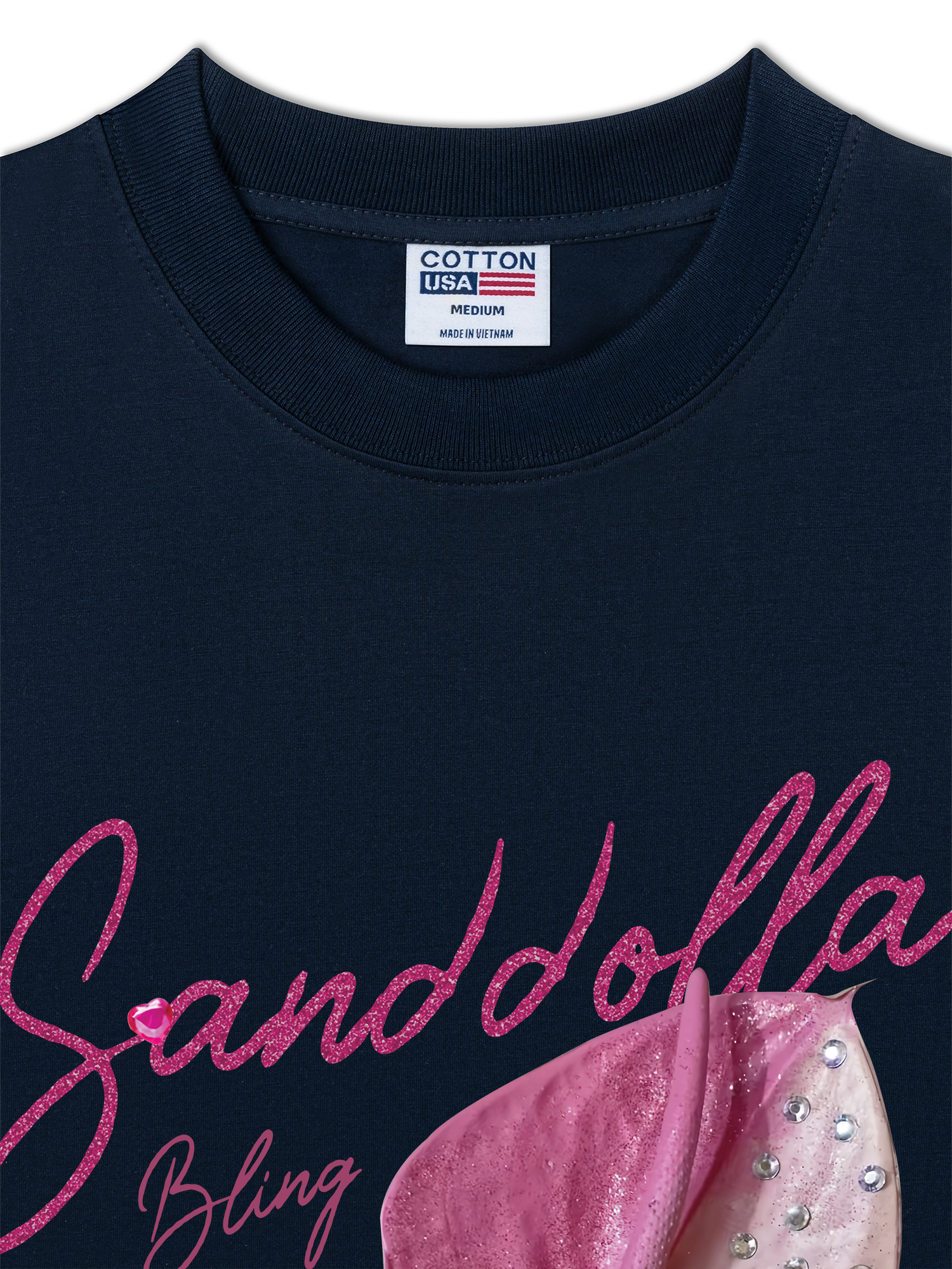 Áo Thun Relaxed Fit Bling Sand Dolla Retro