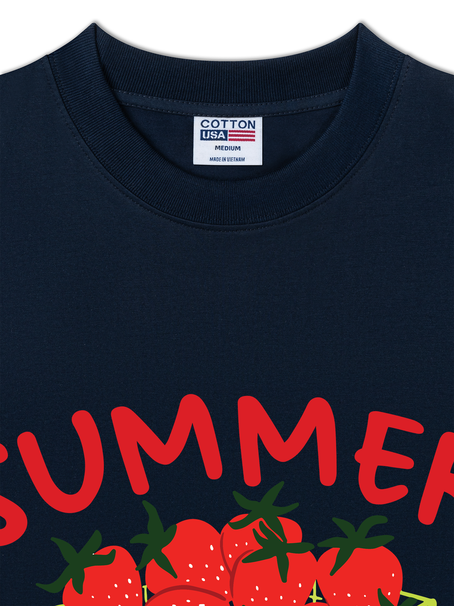 Áo Thun Relaxed Fit Tropical Strawberry