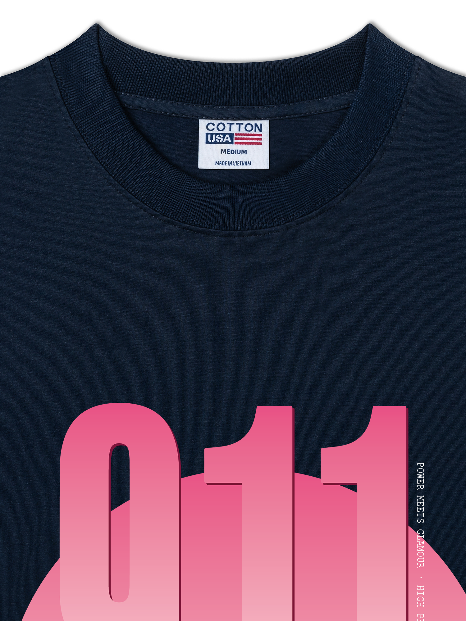 Áo Thun Relaxed Fit Car 911 Icon In Pink