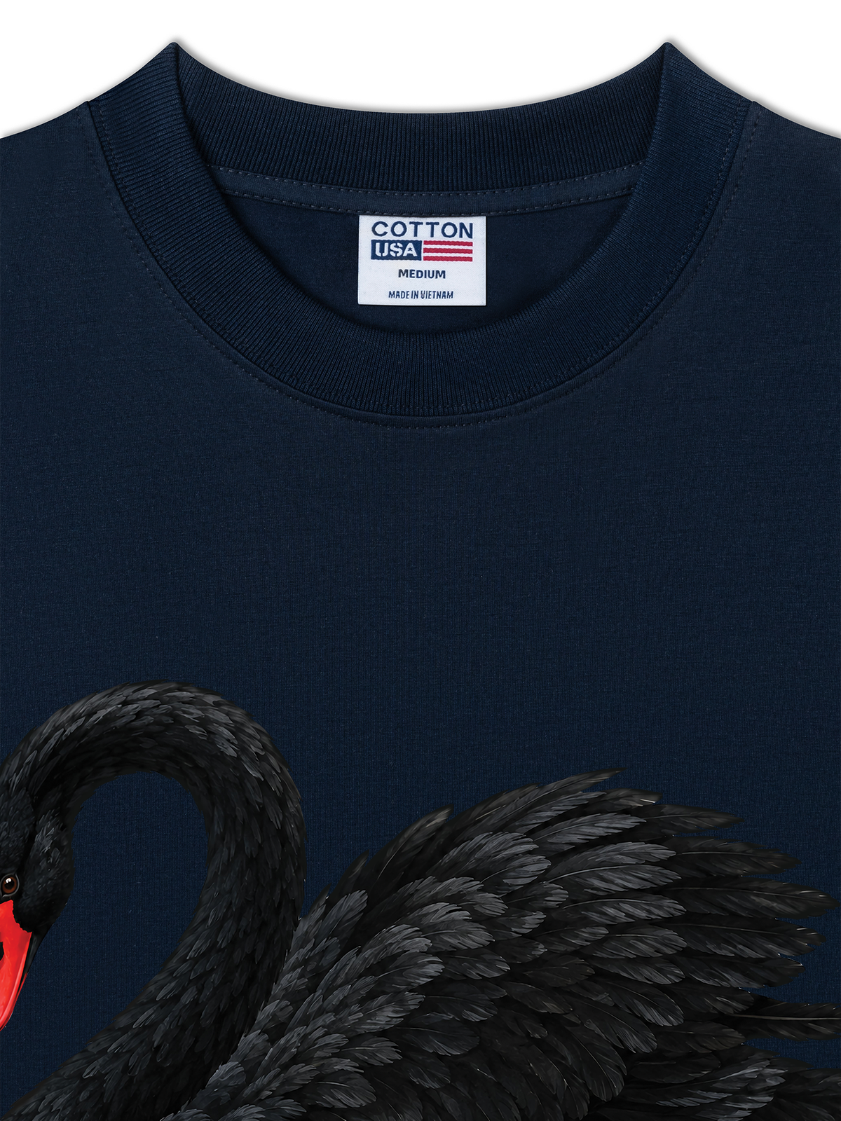Áo Thun Relaxed Fit Black Swan