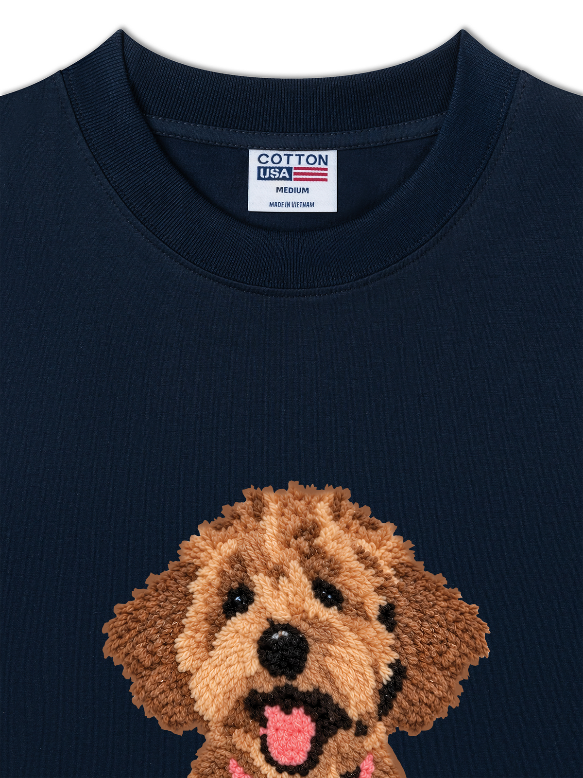Áo Thun Relaxed Fit Cute Brown Puppy