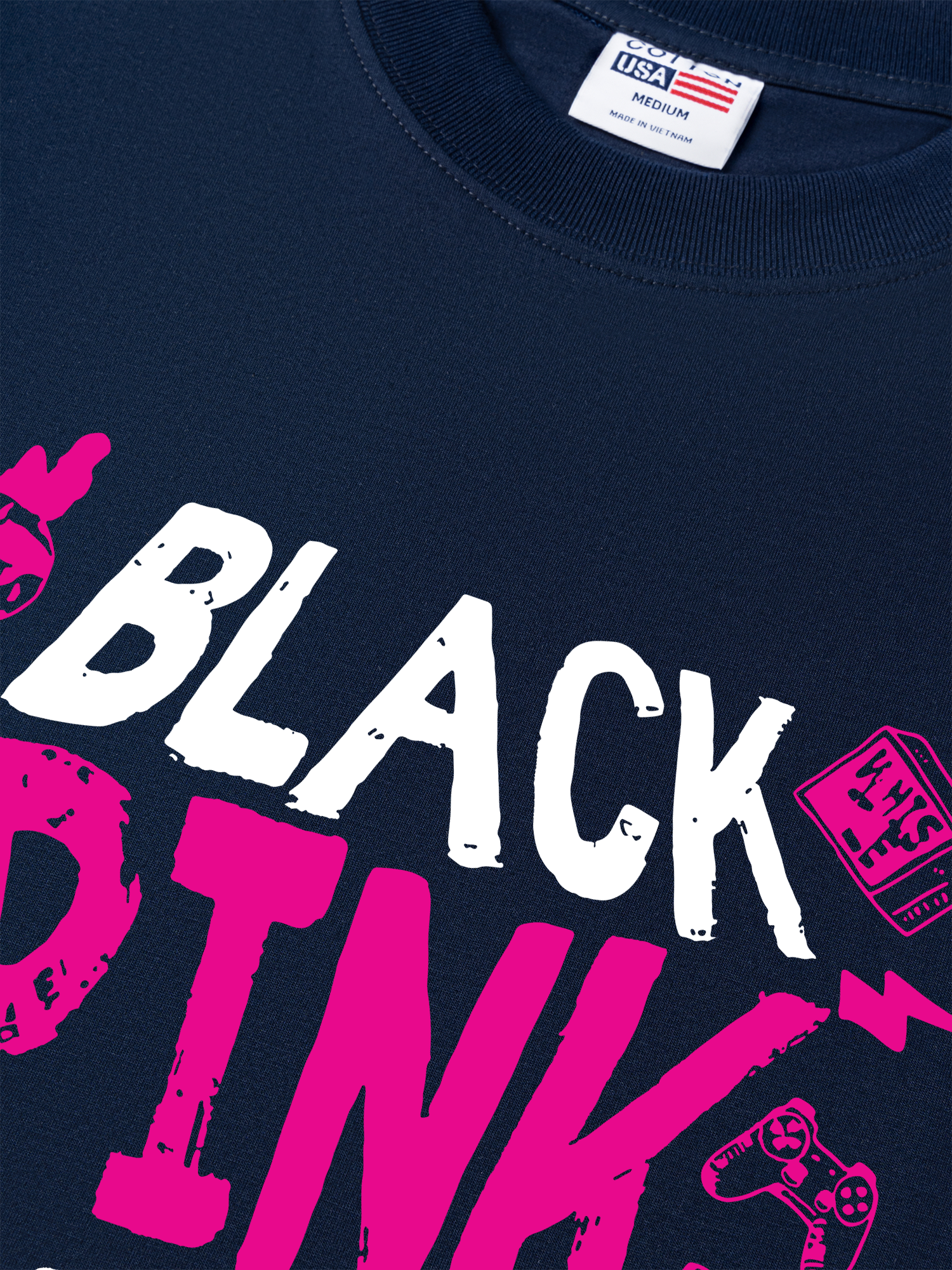 Áo Thun Relaxed Fit Idols BlackPink In Your Area