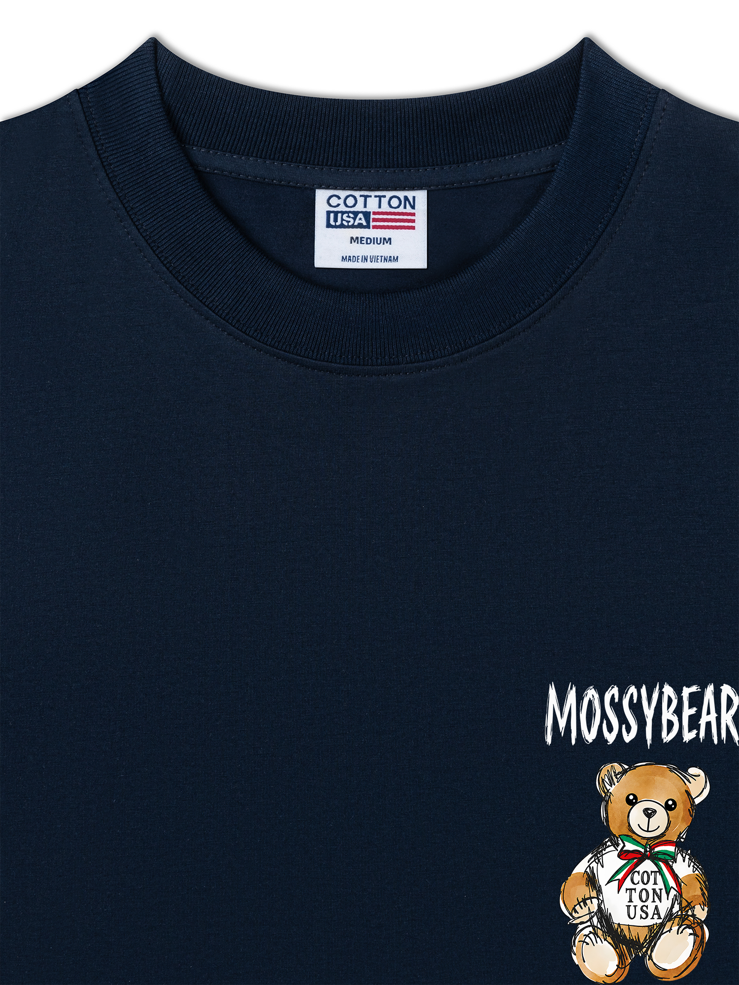 Áo Thun Relaxed Fit Mossy Bear Classic Bear
