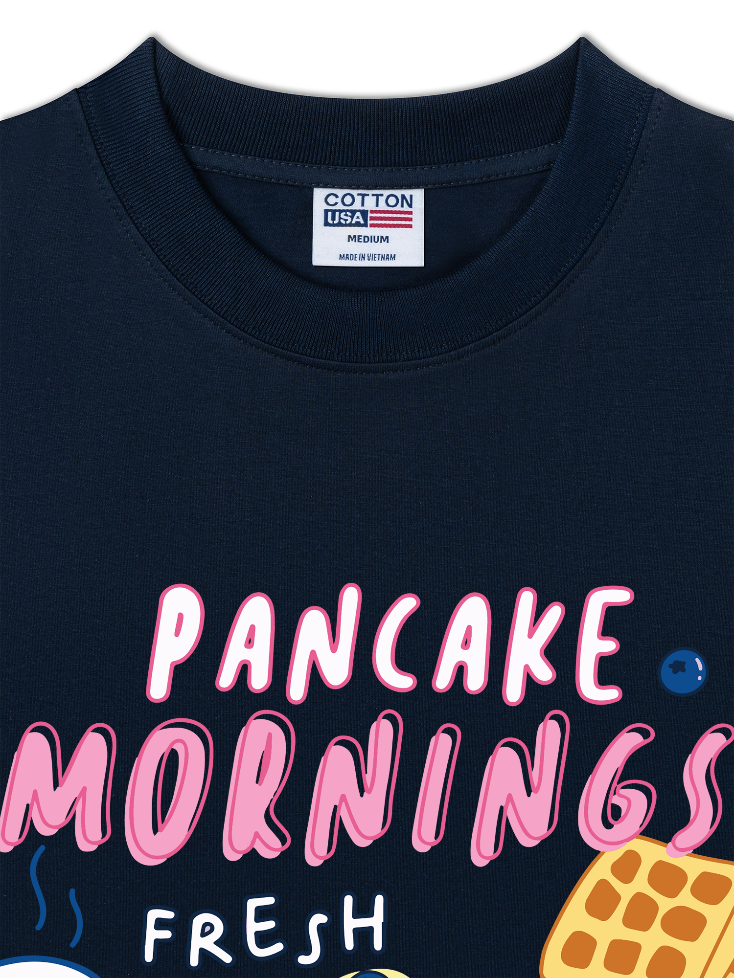 Áo Thun Relaxed Fit Pancake Morning Fresh