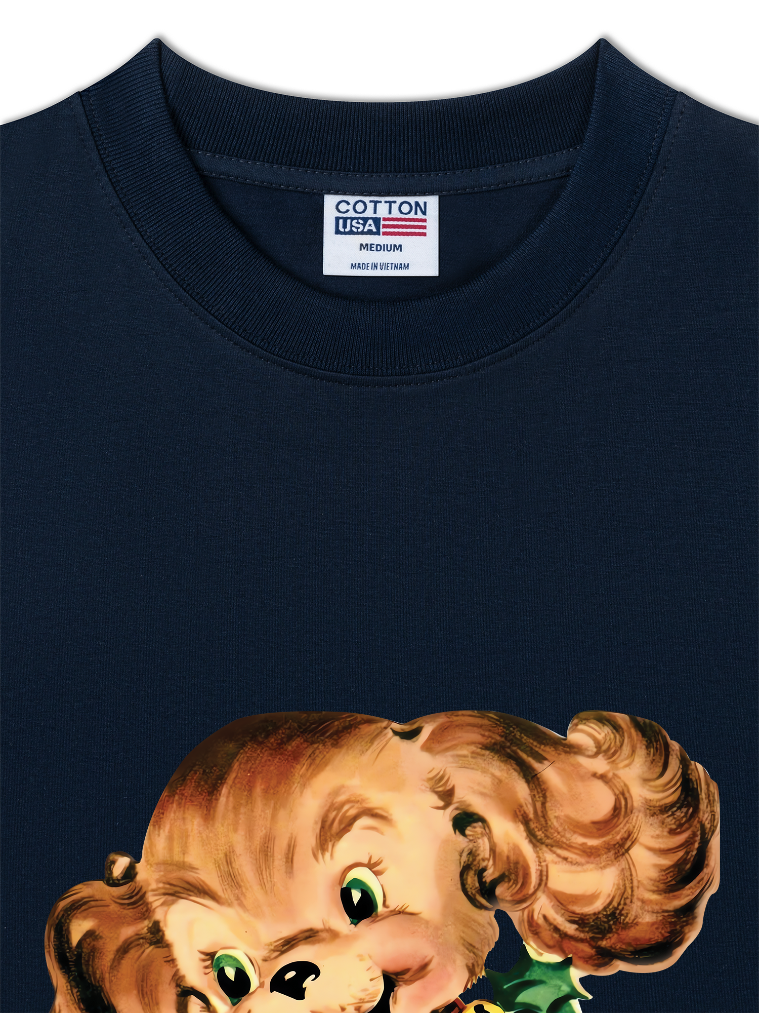 Áo Thun Relaxed Fit Soft Paw Brown Dog