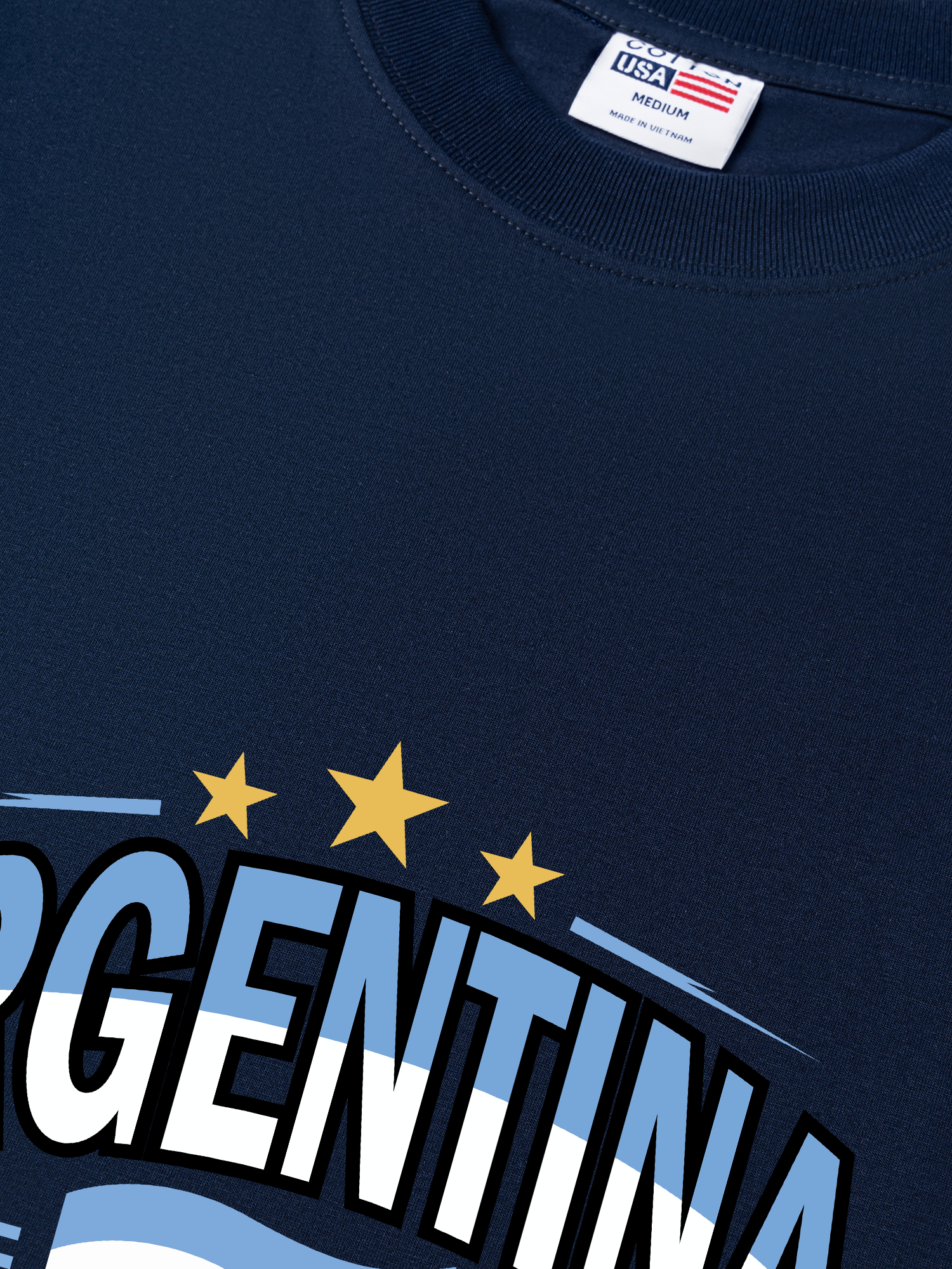 Áo Thun Relaxed Fit Soccer World Cup Argentina Ready