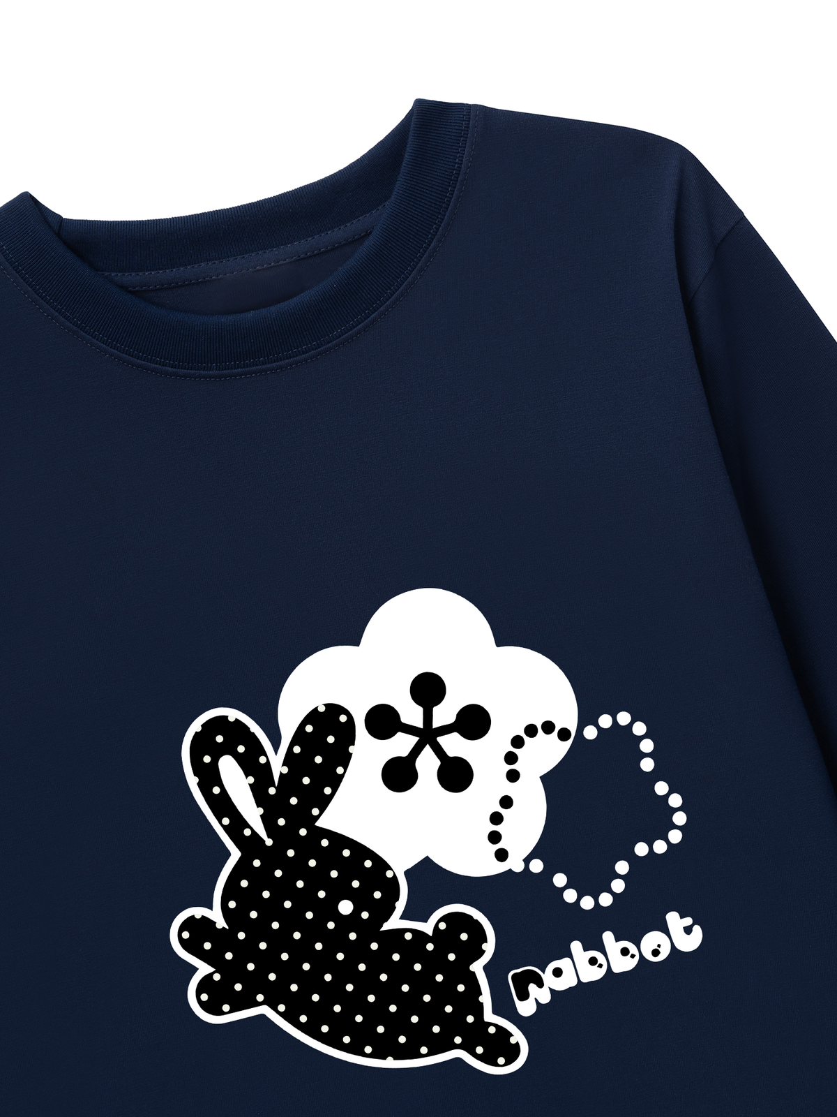 Áo Thun Dài Tay Dotty Mood Cute Bunny
