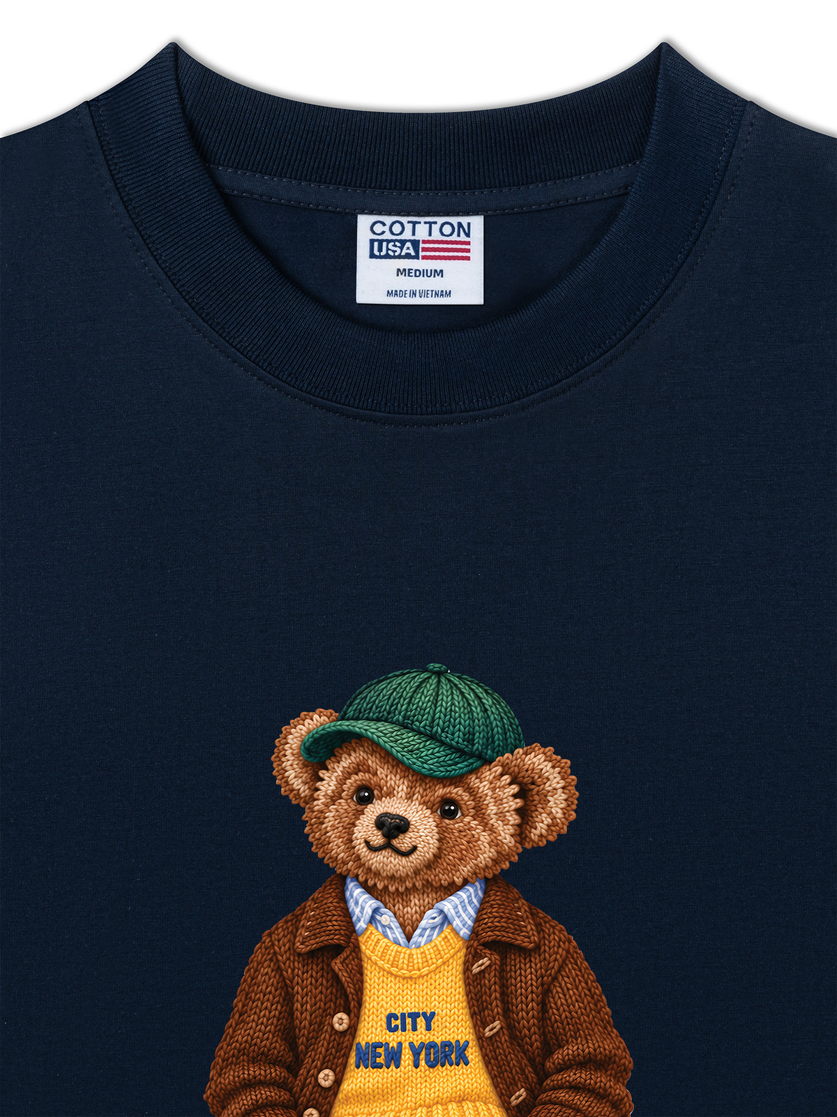 Áo Thun Relaxed Fit Bear Autumn Outfit