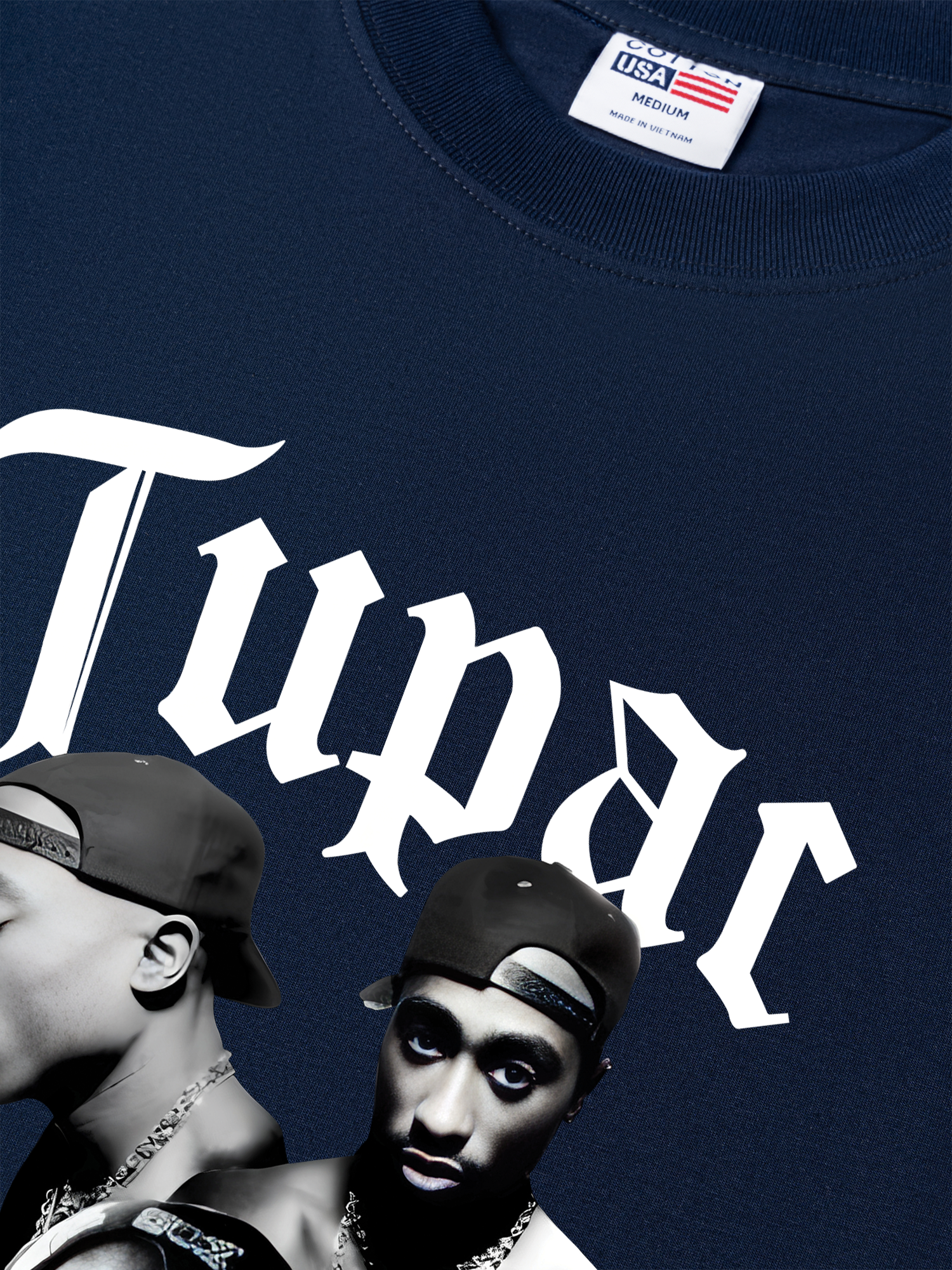 Áo Thun Relaxed Fit Rapper Tuppac All Eyes OIn Me