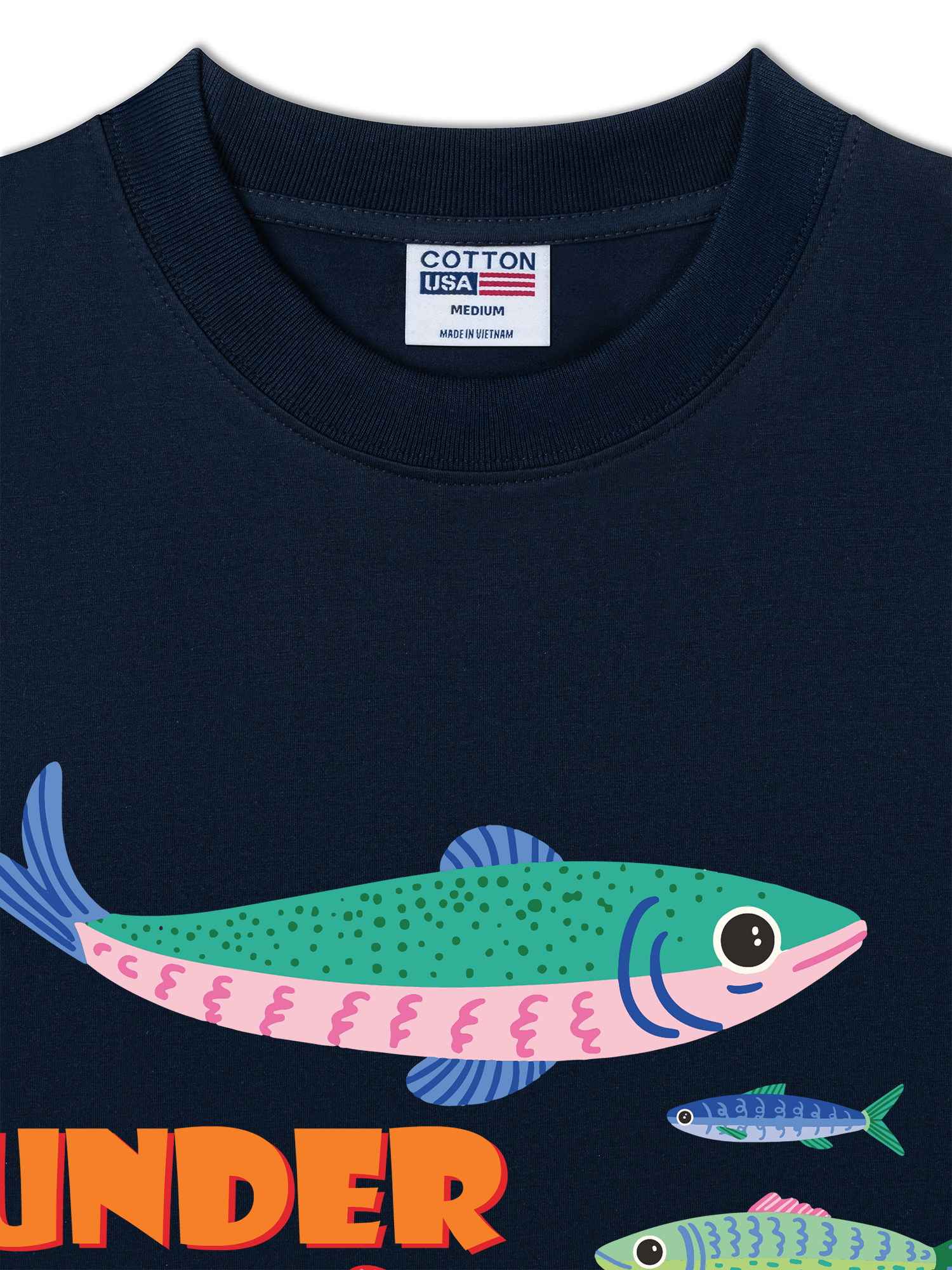 Áo Thun Relaxed Fit Tshirt Tropical Sardine