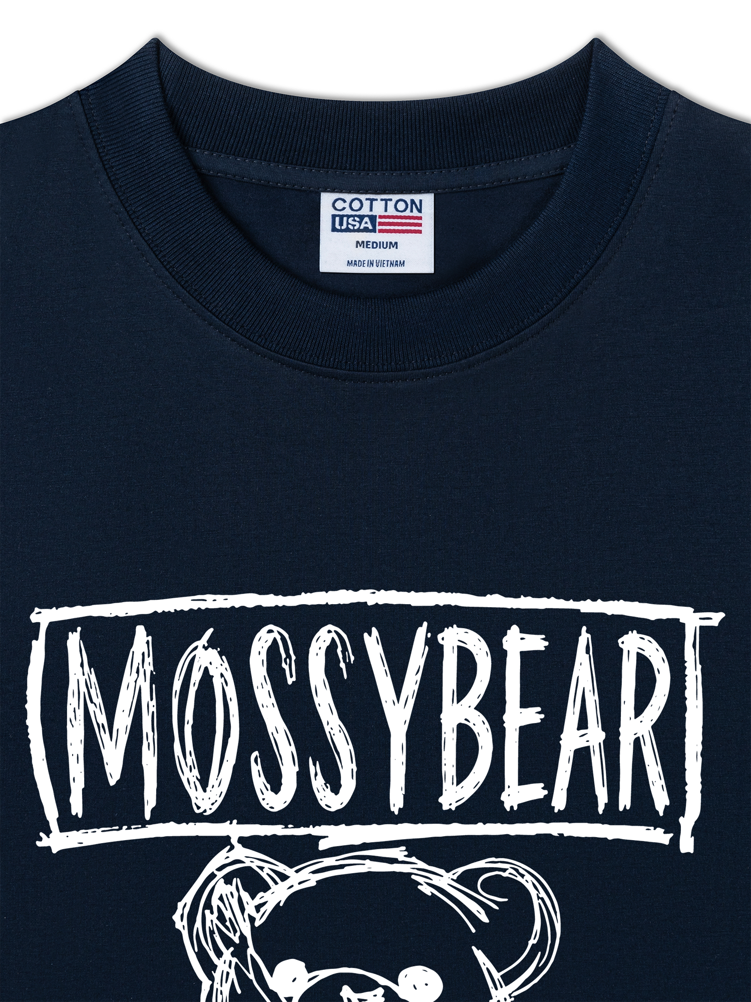 Áo Thun Relaxed Fit Mossy Bear Basic Bear