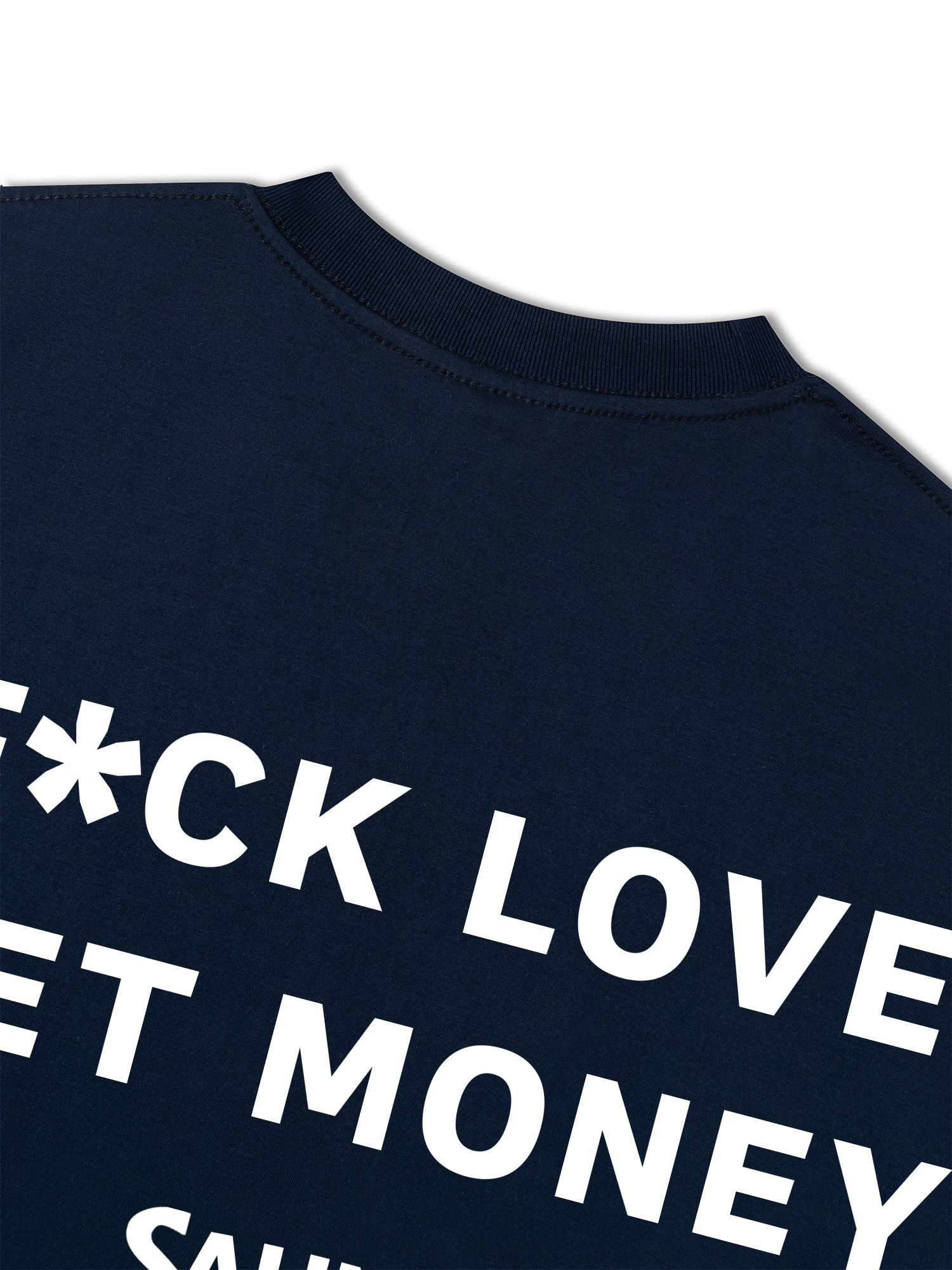 Áo Thun Relaxed Fit Rapper Fuck Love Get Money