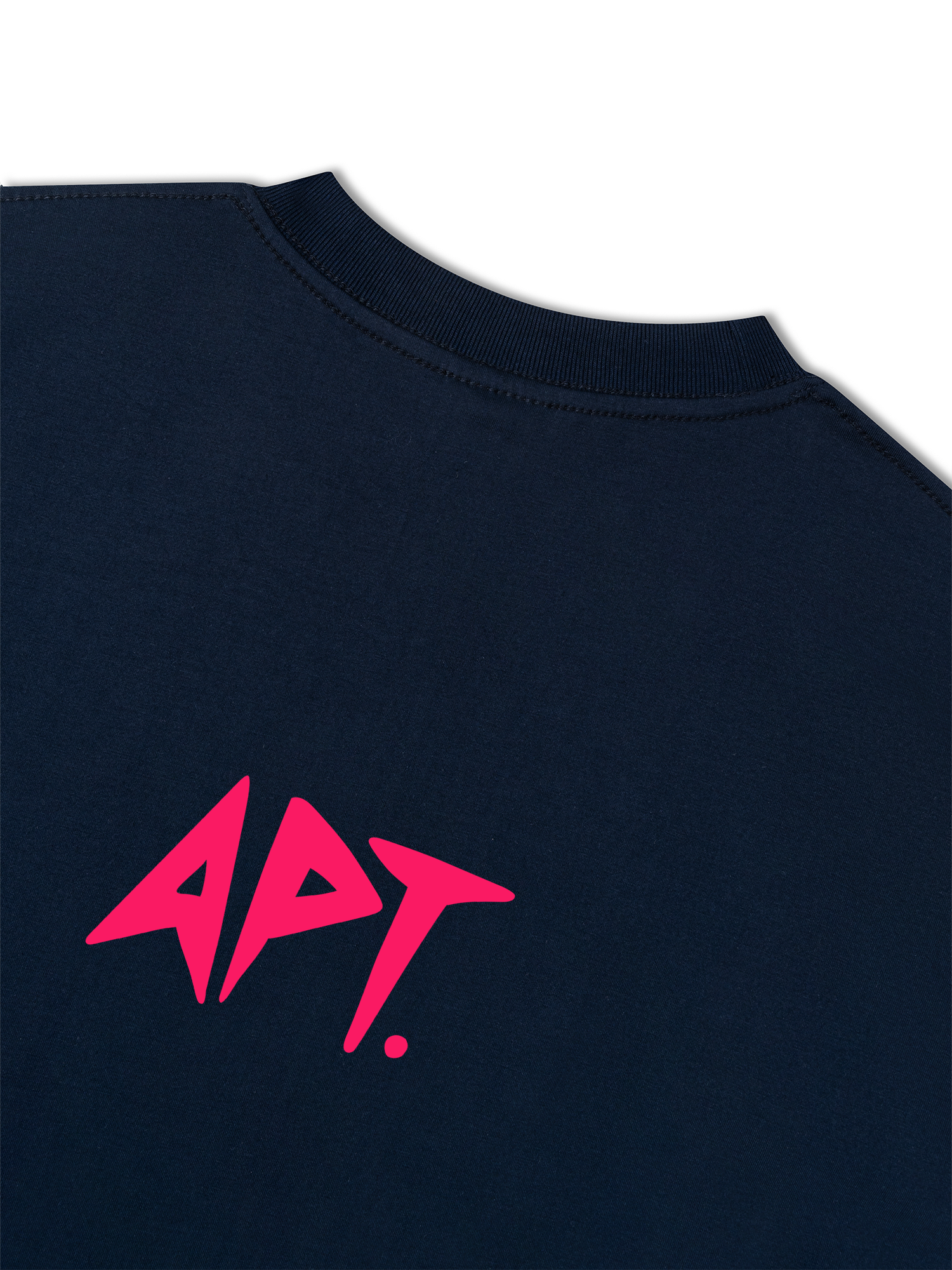 Áo Thun Relaxed Fit Black Pink Cute APT