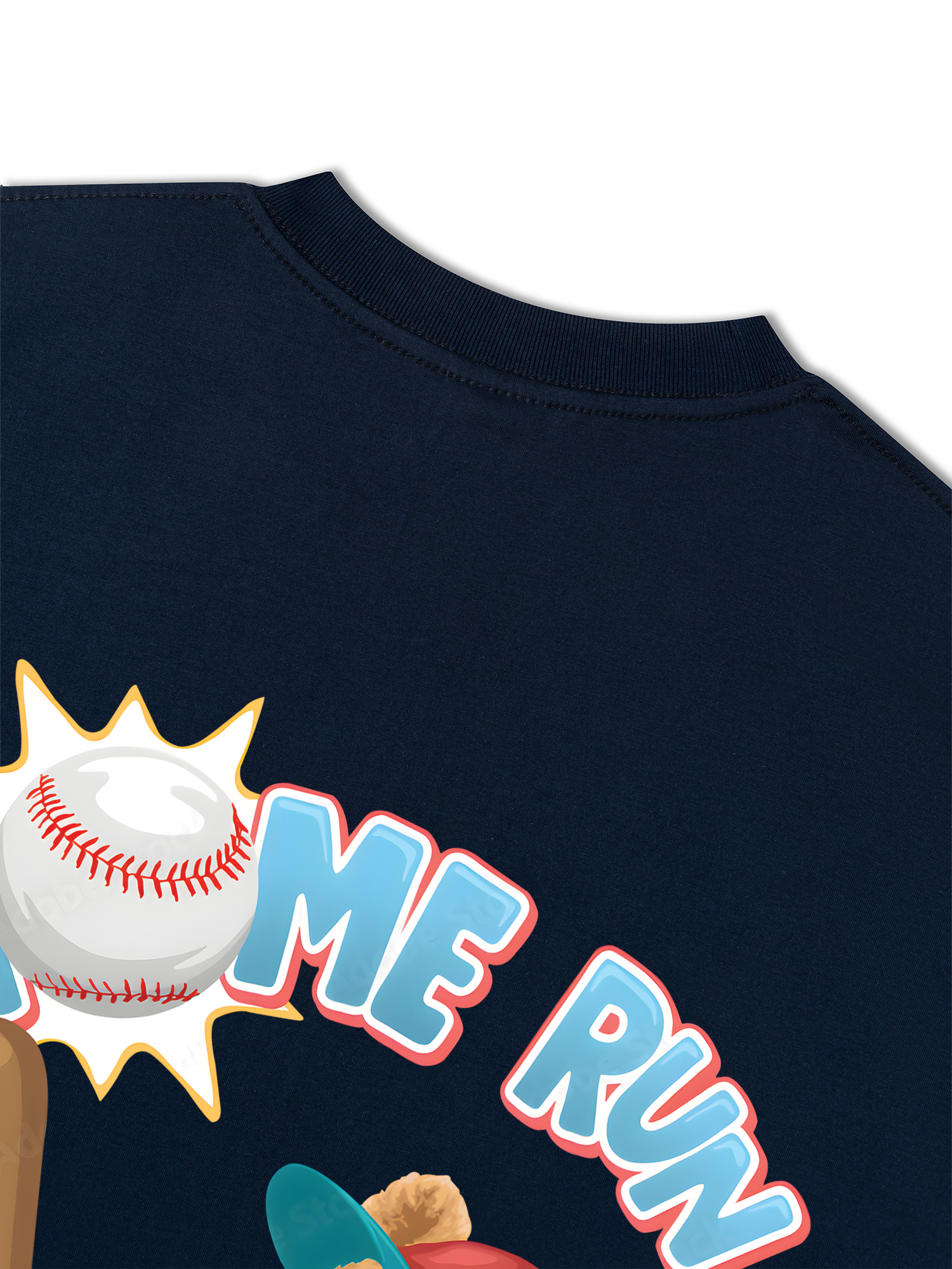 Áo Thun Relaxed Fit Baseball Home Run Teddy Bear