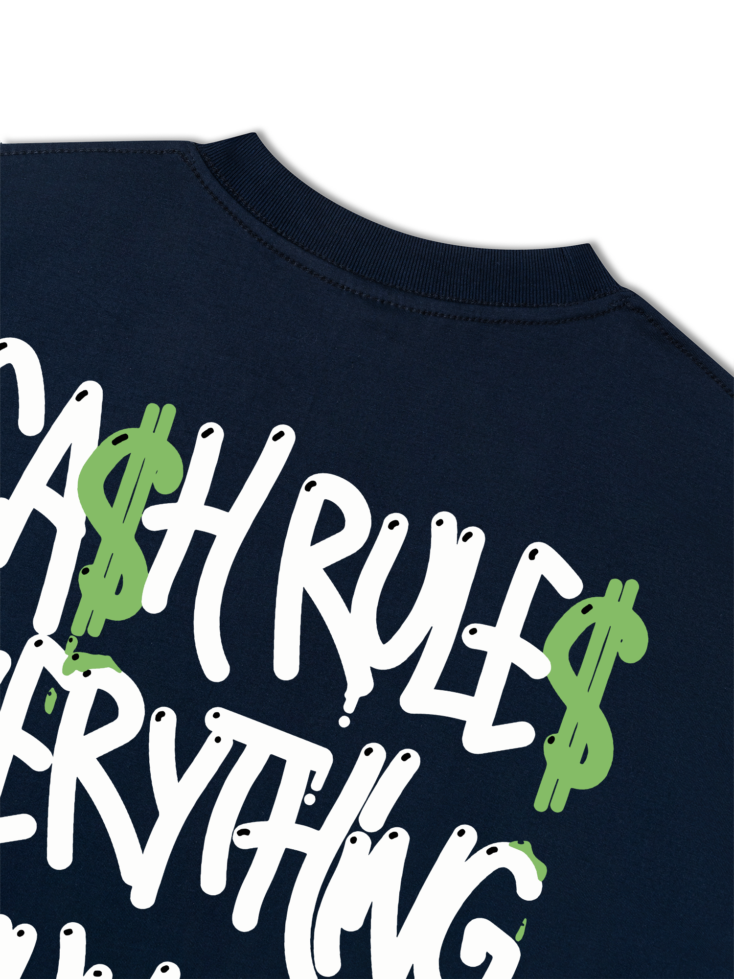 Áo Thun Relaxed Fit Money Cash Rules Everything