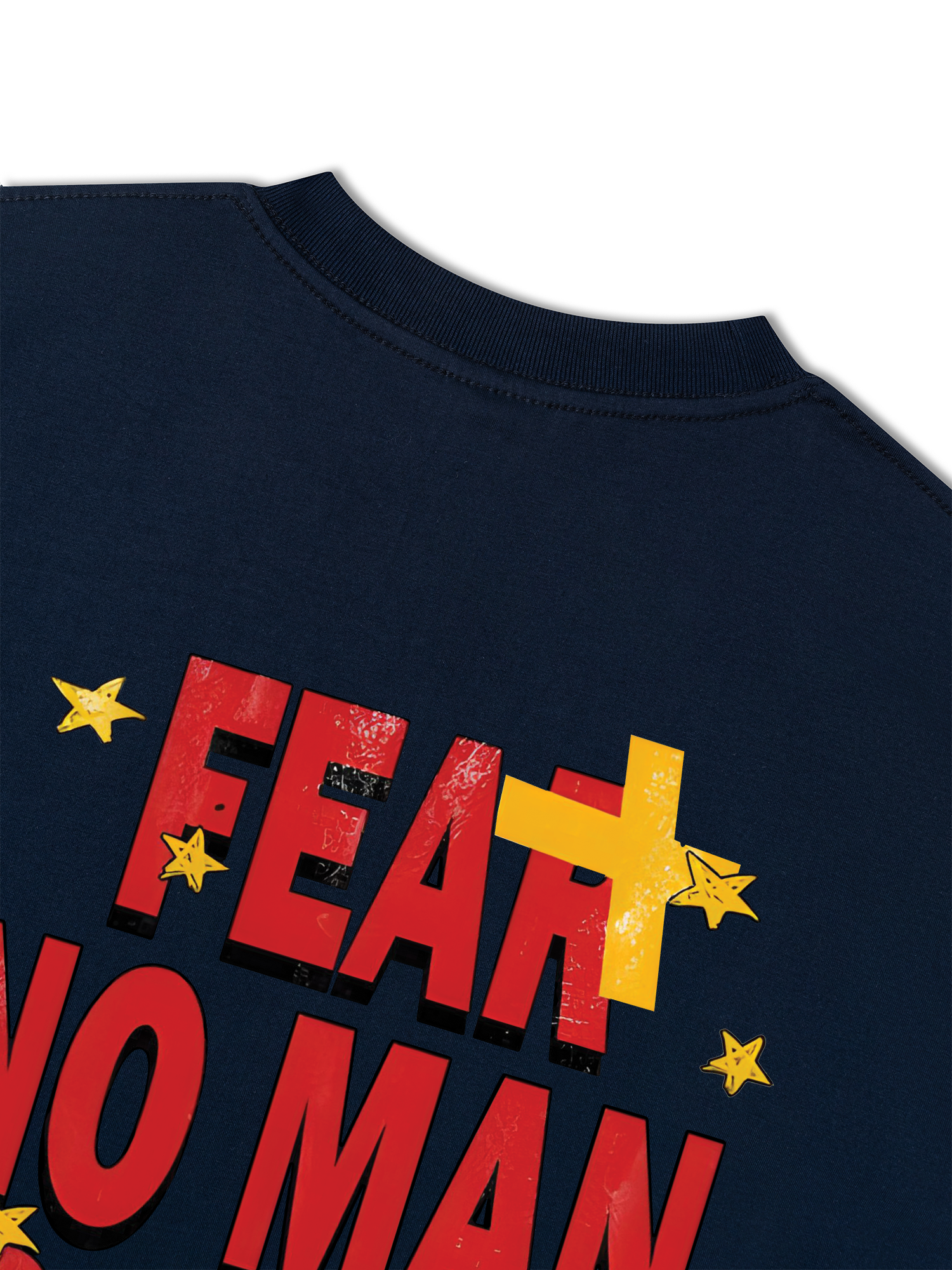 Áo Thun Relaxed Fit Rapper Rodman Fear No Man Nor God
