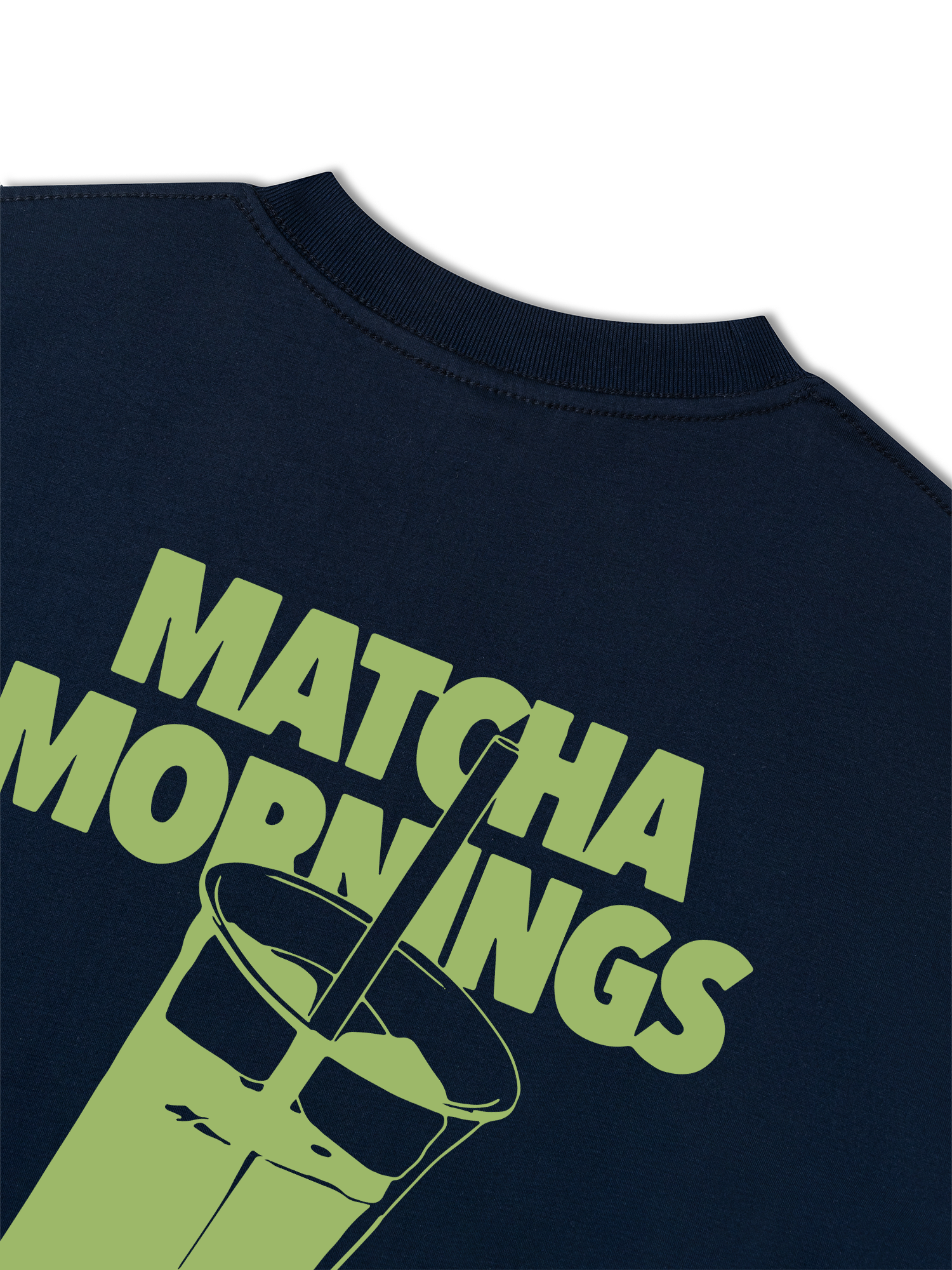 Áo Thun Relaxed Fit Daily Cup Matcha Mornings
